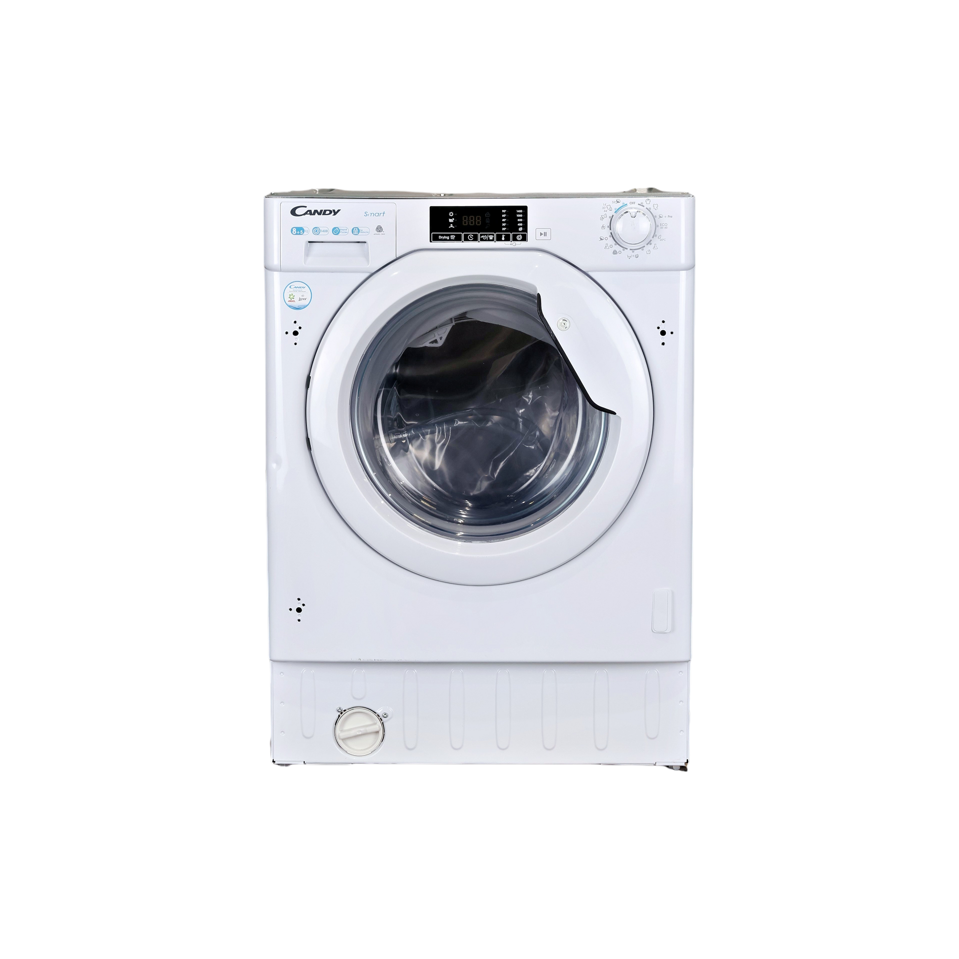 Lave-Linge Sechant 8 kg Reconditionné CANDY CBD485D1E/1-S : vue de face
