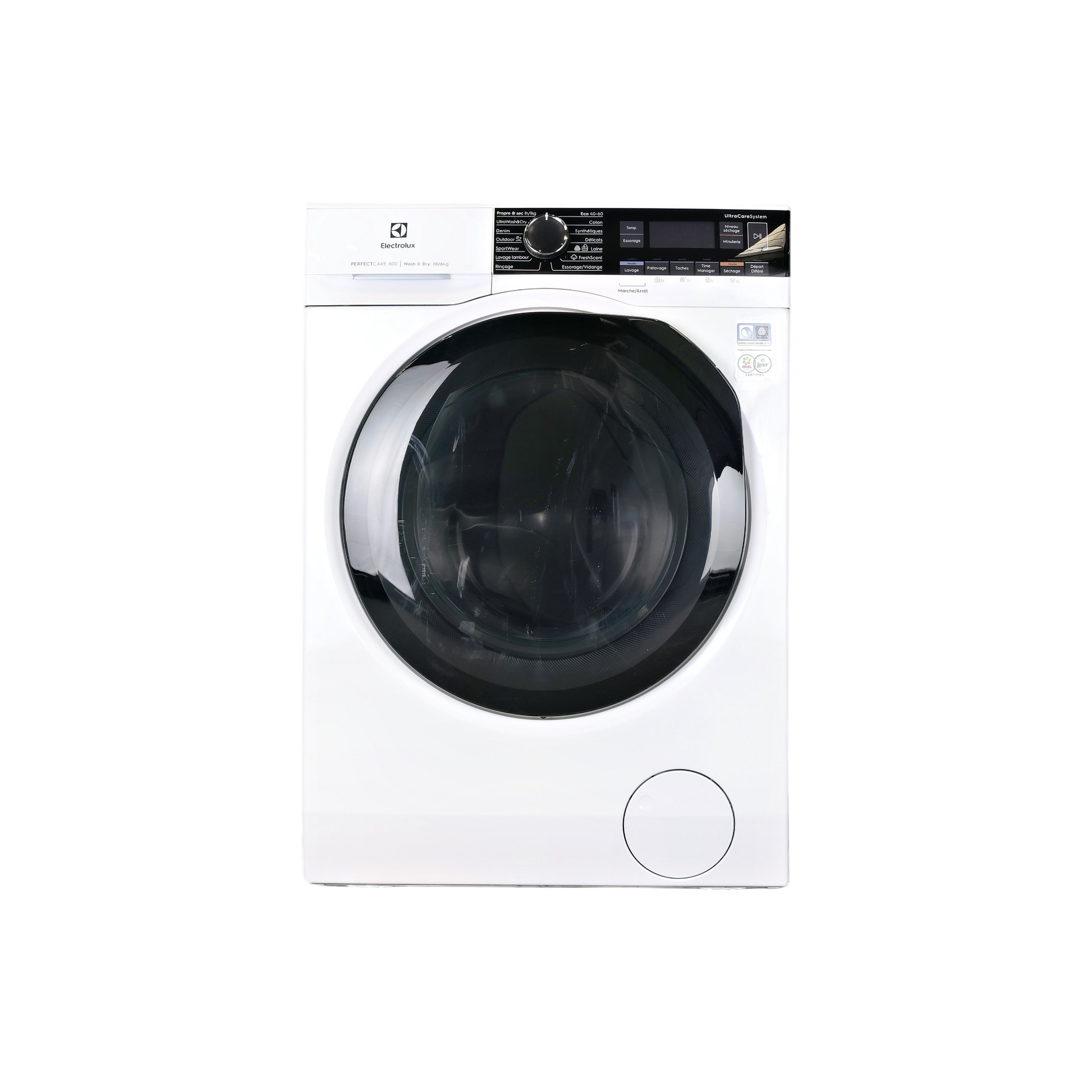 Lave-Linge Sechant 10 kg Reconditionné ELECTROLUX EW8W2168WA : vue de face