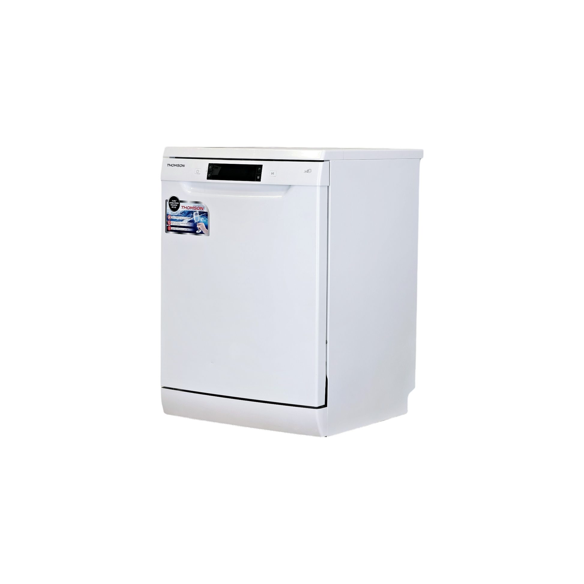 Lave-Vaisselle Pose Libre 14 Cvts Reconditionné THOMSON TDW6045BWH : vue du côté gauche