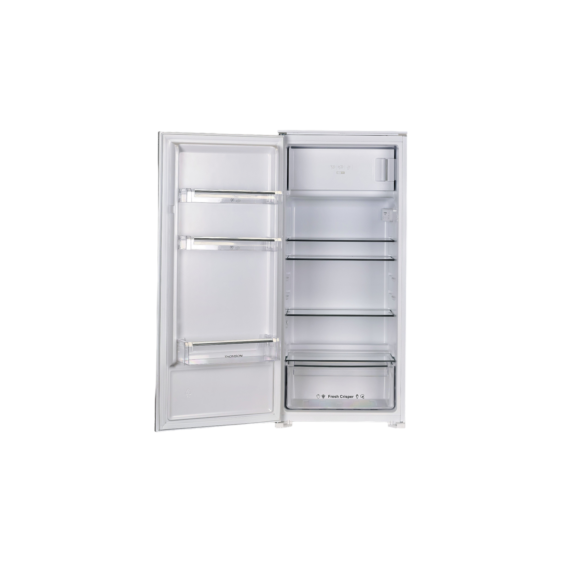 Réfrigérateur Encastrable 181 L Reconditionné THOMSON TH1224FBI : vue de l'intérieur