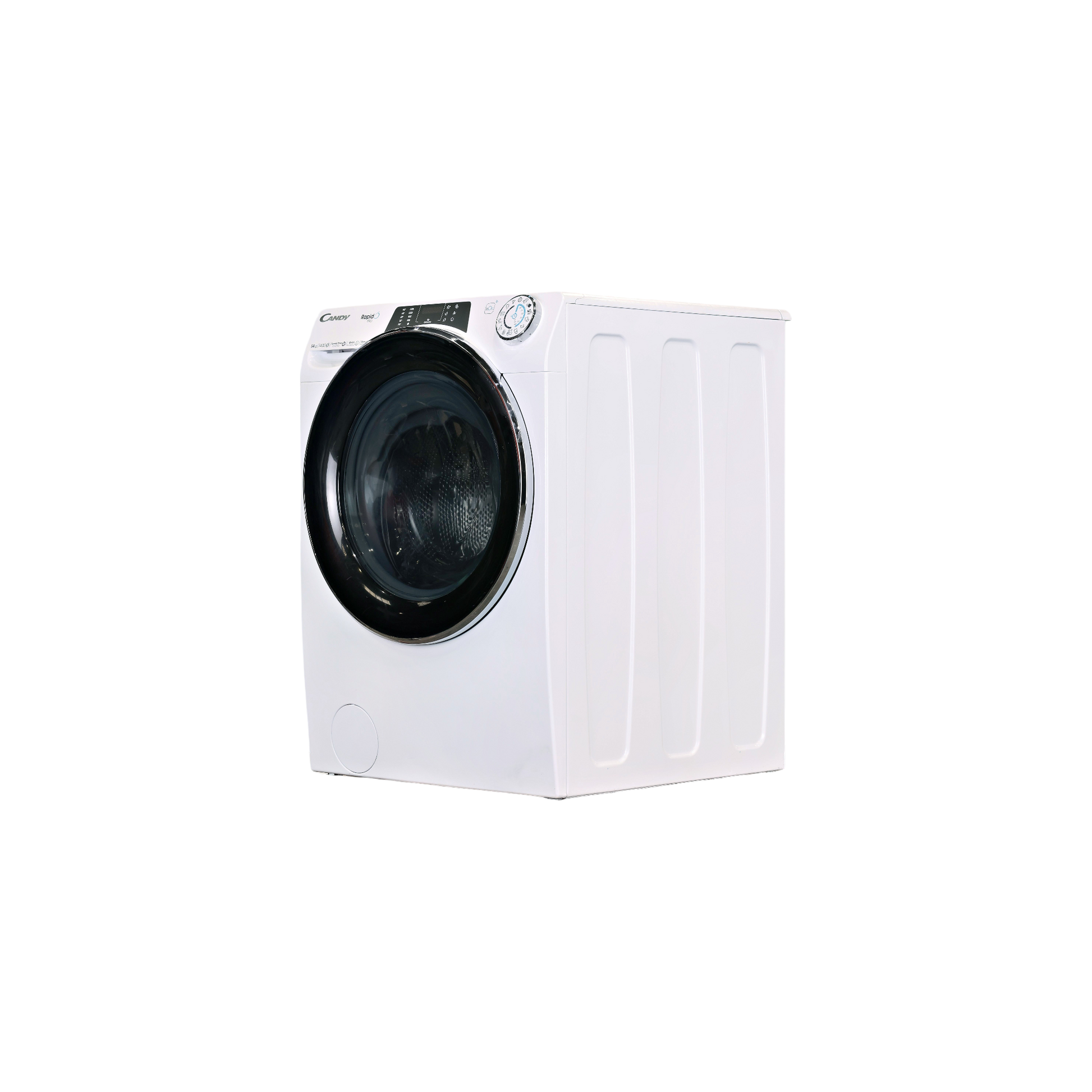 Lave-Linge Hublot 14 kg Reconditionné CANDY RP4146BWMBC/1-S : vue du côté gauche