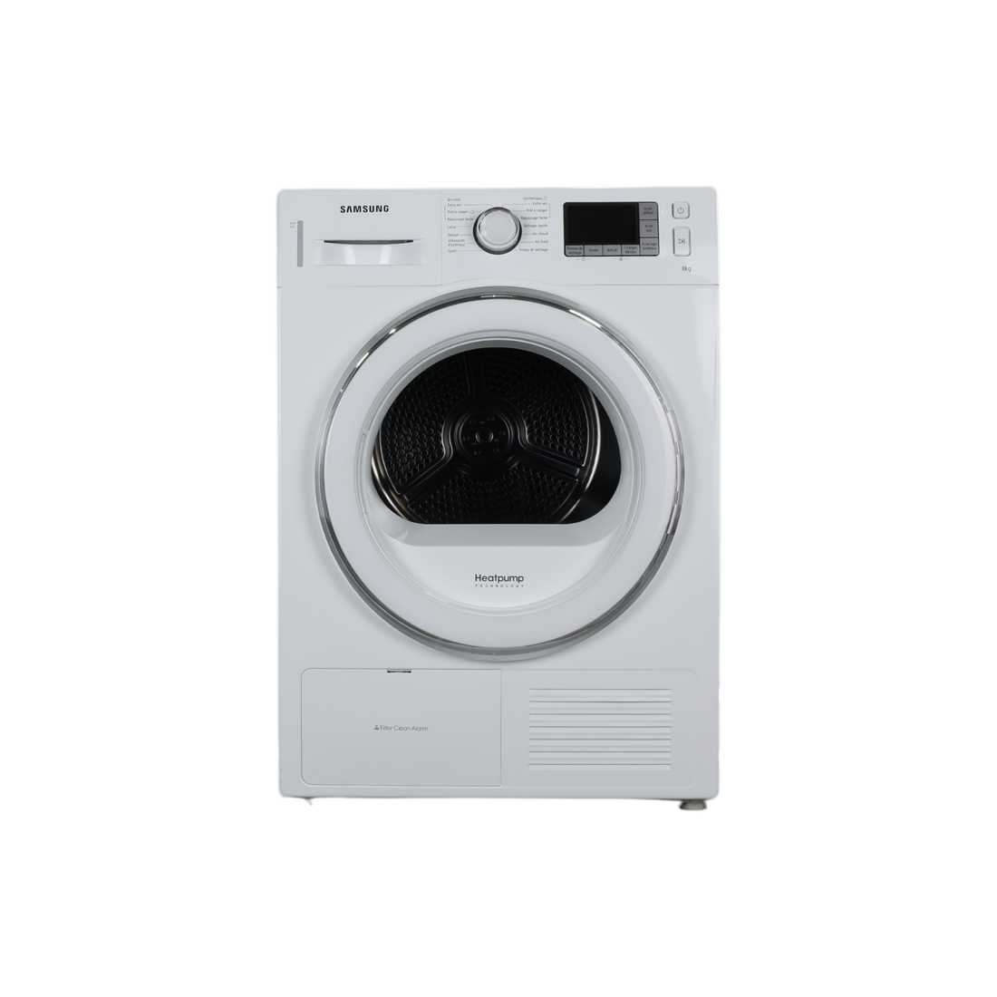 Seche-Linge Pompe À Chaleur 8 kg Reconditionné SAMSUNG DV80F5E5HGW : vue de face