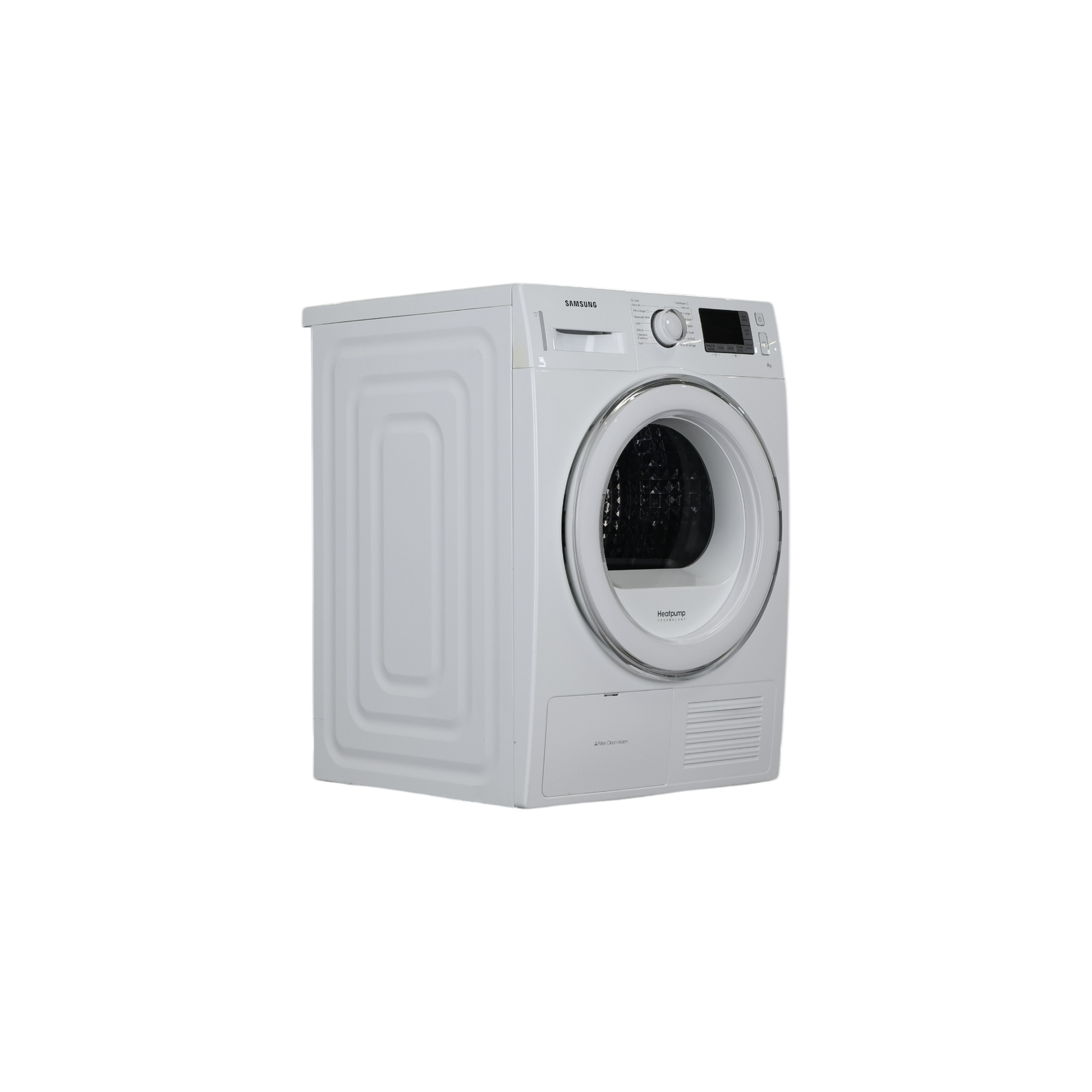 Seche-Linge Pompe À Chaleur 8 kg Reconditionné SAMSUNG DV80F5E5HGW : vue du côté droit
