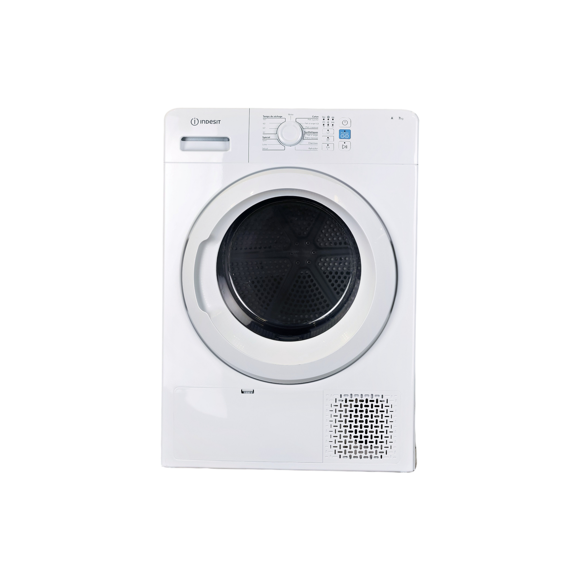 Seche-Linge Pompe À Chaleur 7 kg Reconditionné INDESIT YTM0871FR : vue de face