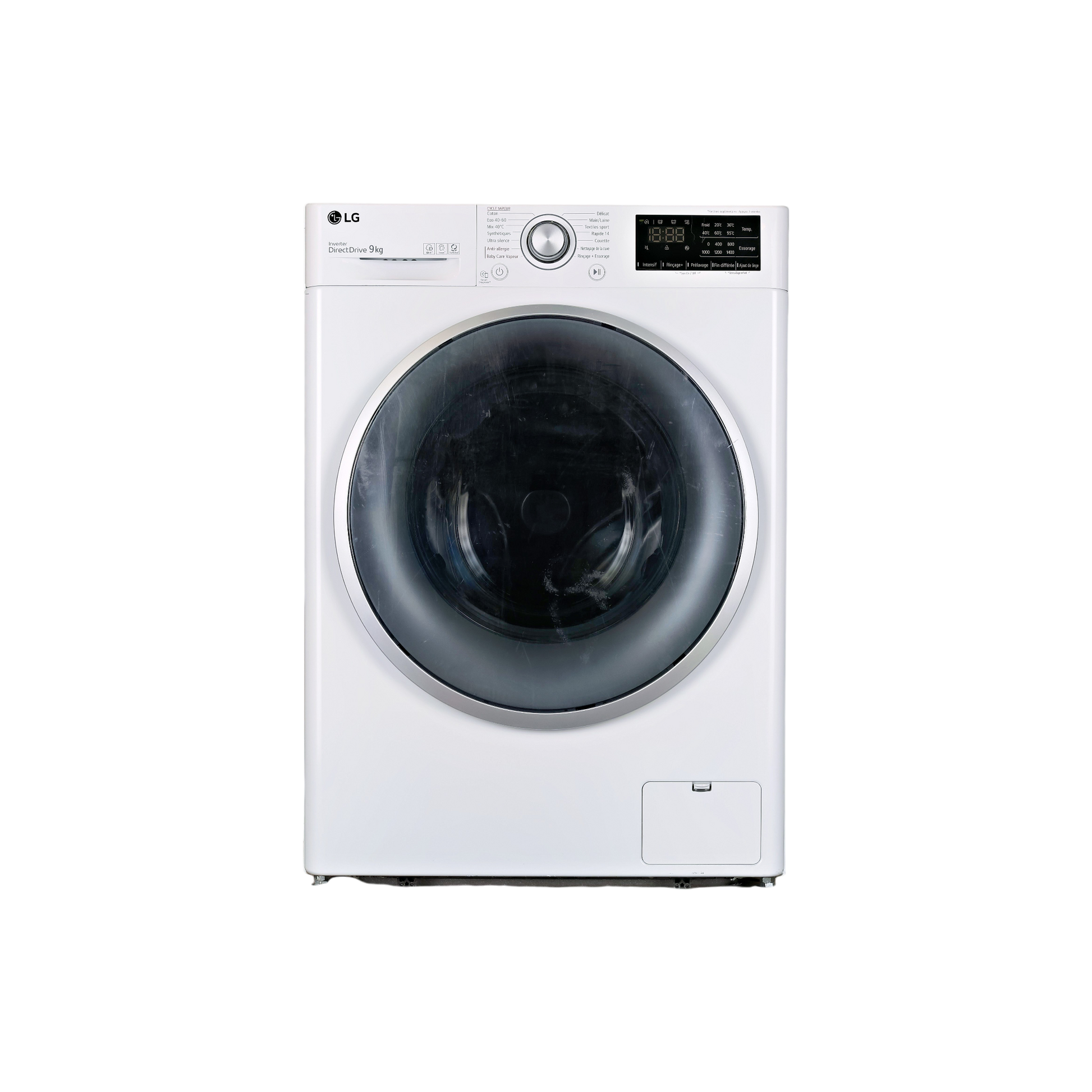 Lave-Linge Hublot 9 kg Reconditionné LG F94V37WHS : vue de face