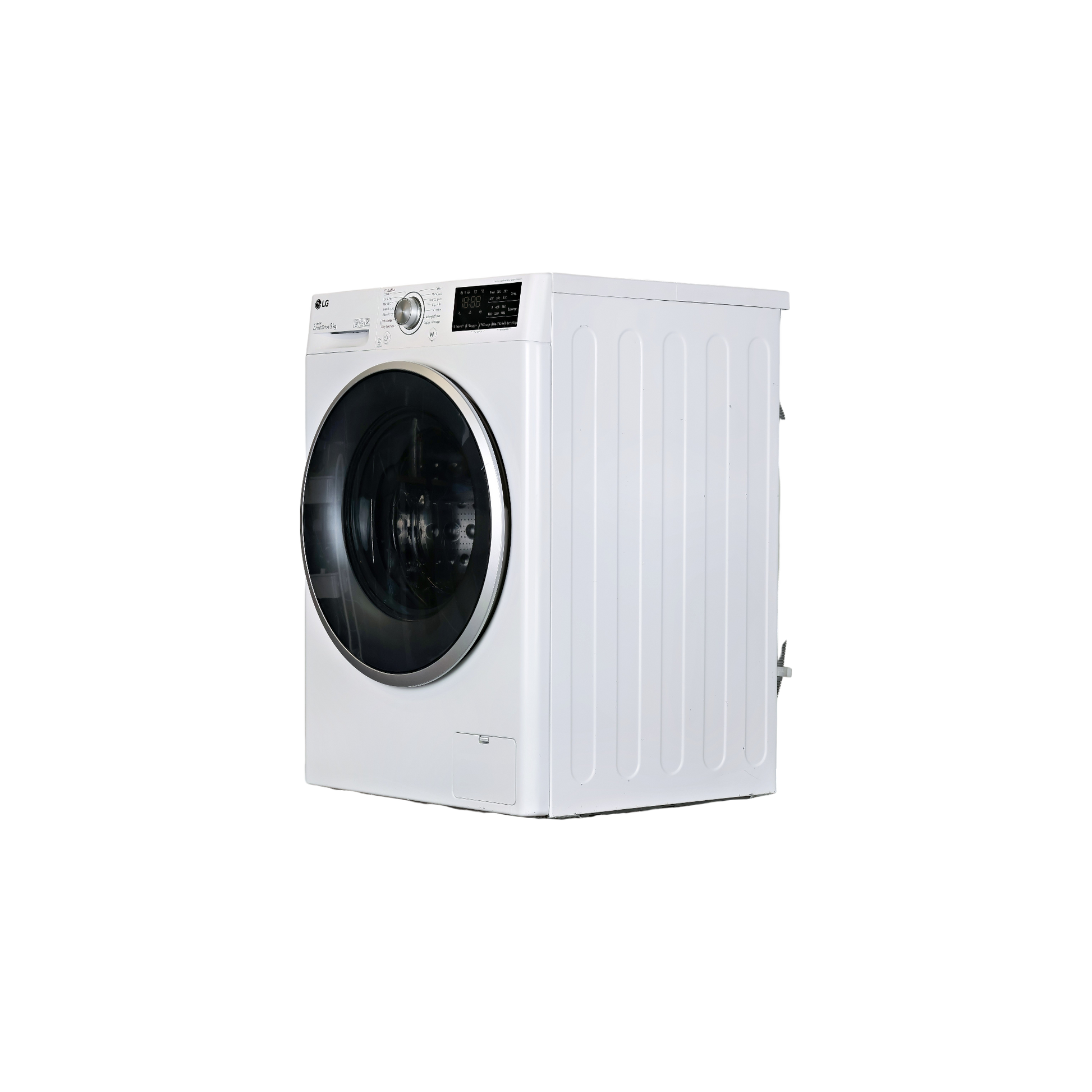 Lave-Linge Hublot 9 kg Reconditionné LG F94V37WHS : vue du côté gauche