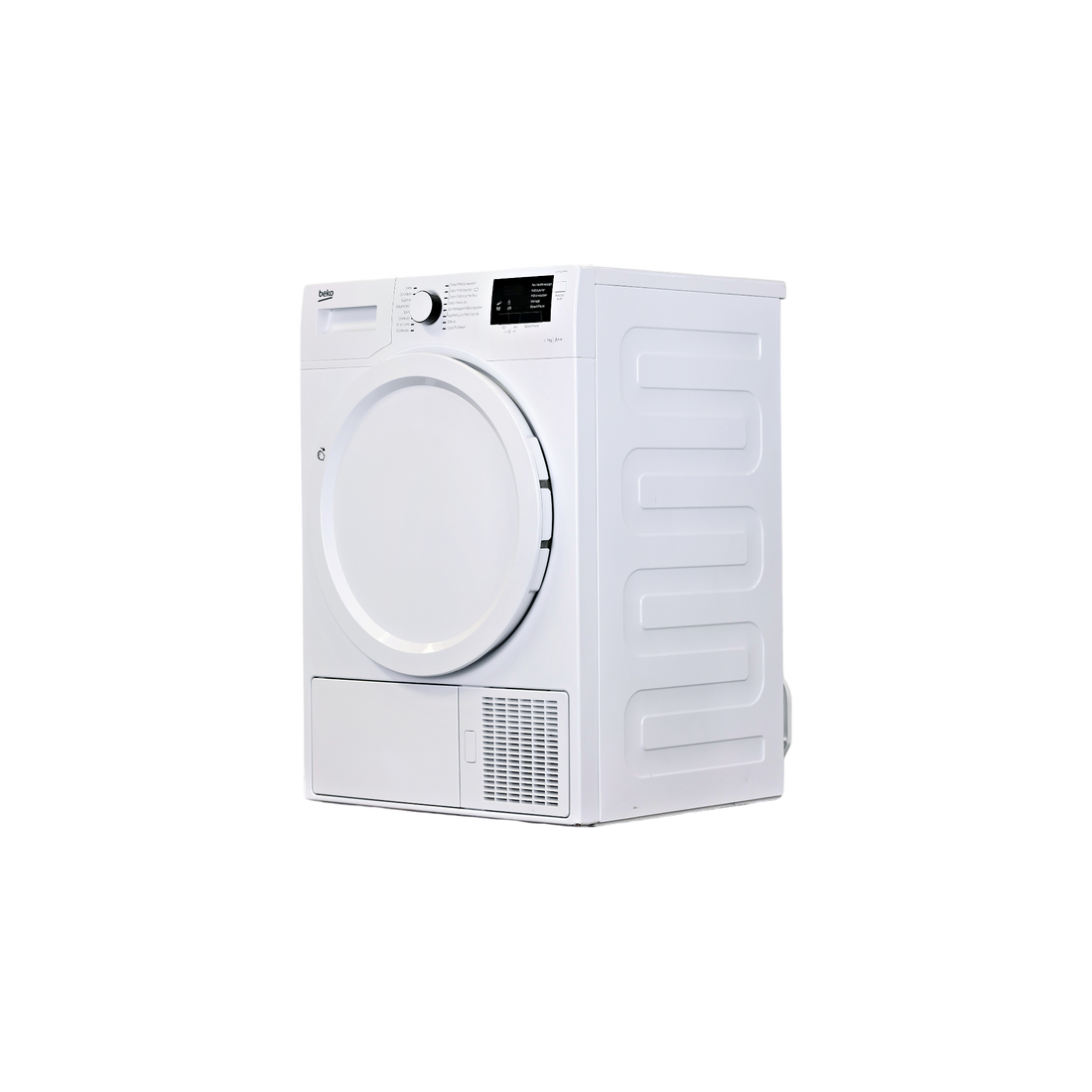Seche-Linge Pompe À Chaleur 7 kg Reconditionné BEKO DS7433PA0W : vue du côté gauche