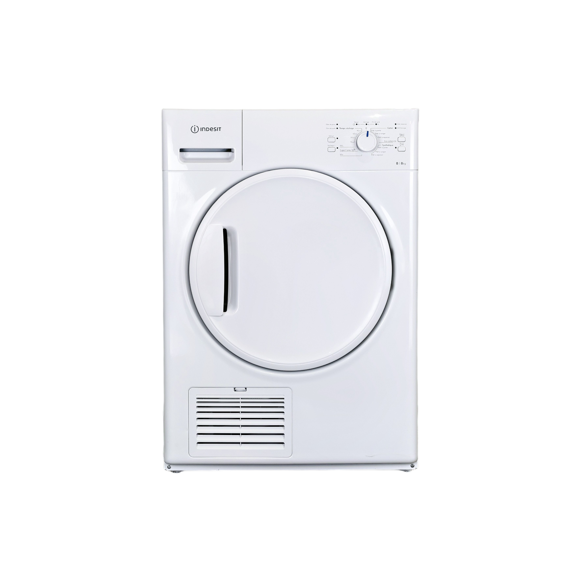 Seche-Linge Condensation 8 kg Reconditionné INDESIT IND80112 : vue de face