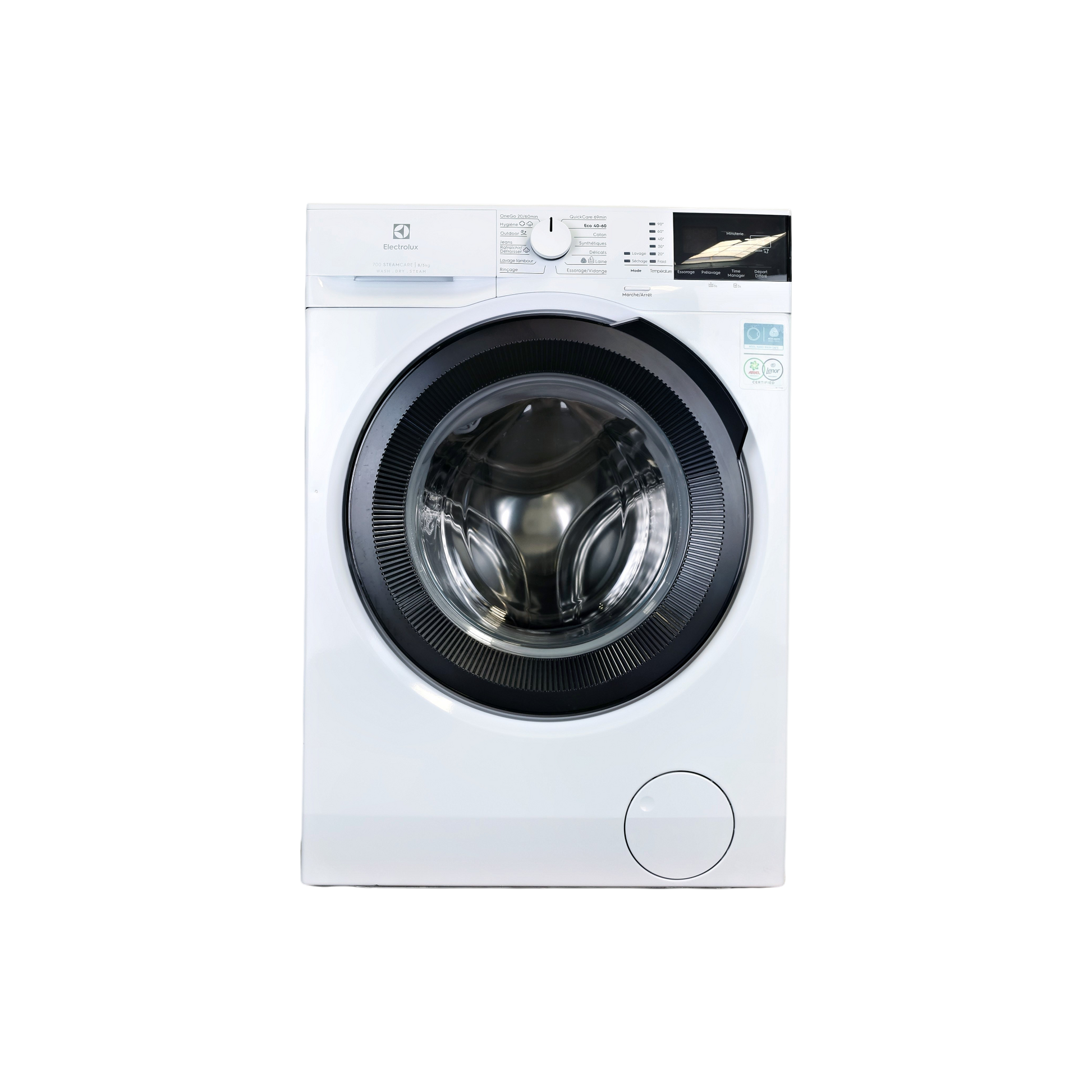 Lave-Linge Sechant 8 kg Reconditionné ELECTROLUX EW7IW2856BG : vue de face