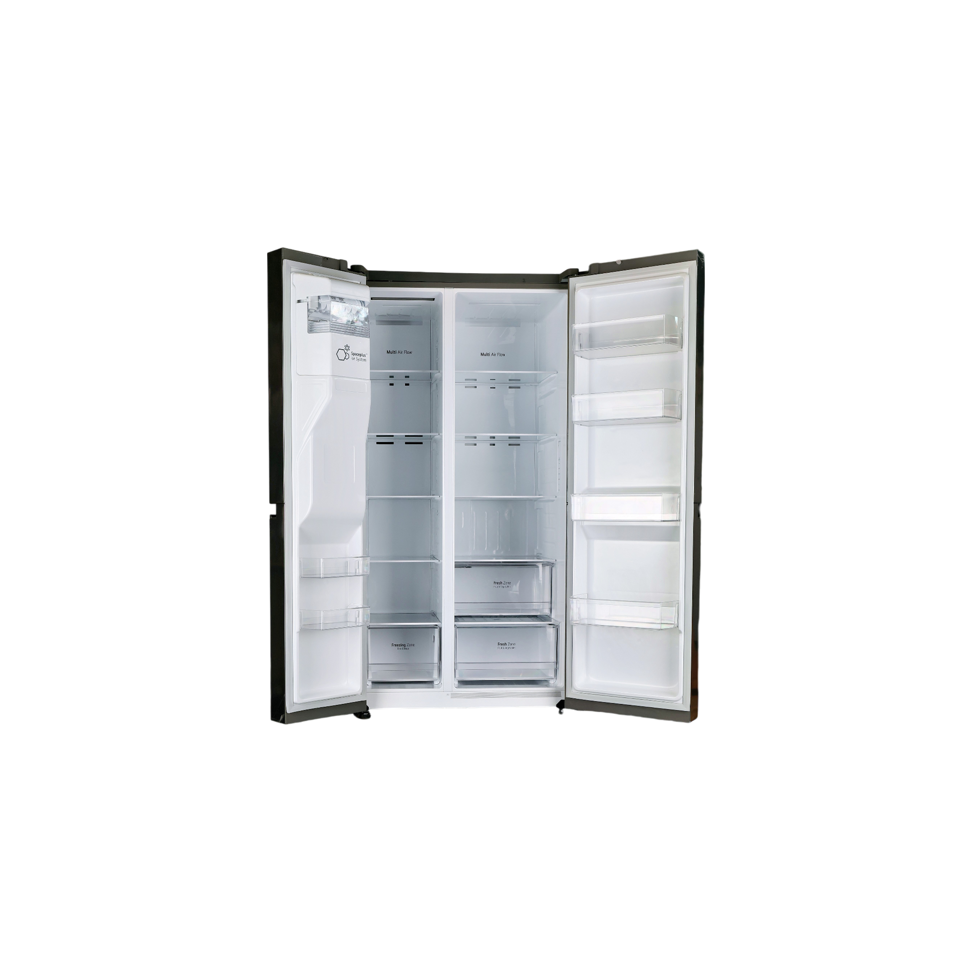 Réfrigérateur Américain 635 L Reconditionné LG GSLV50PZXF : vue de l'intérieur