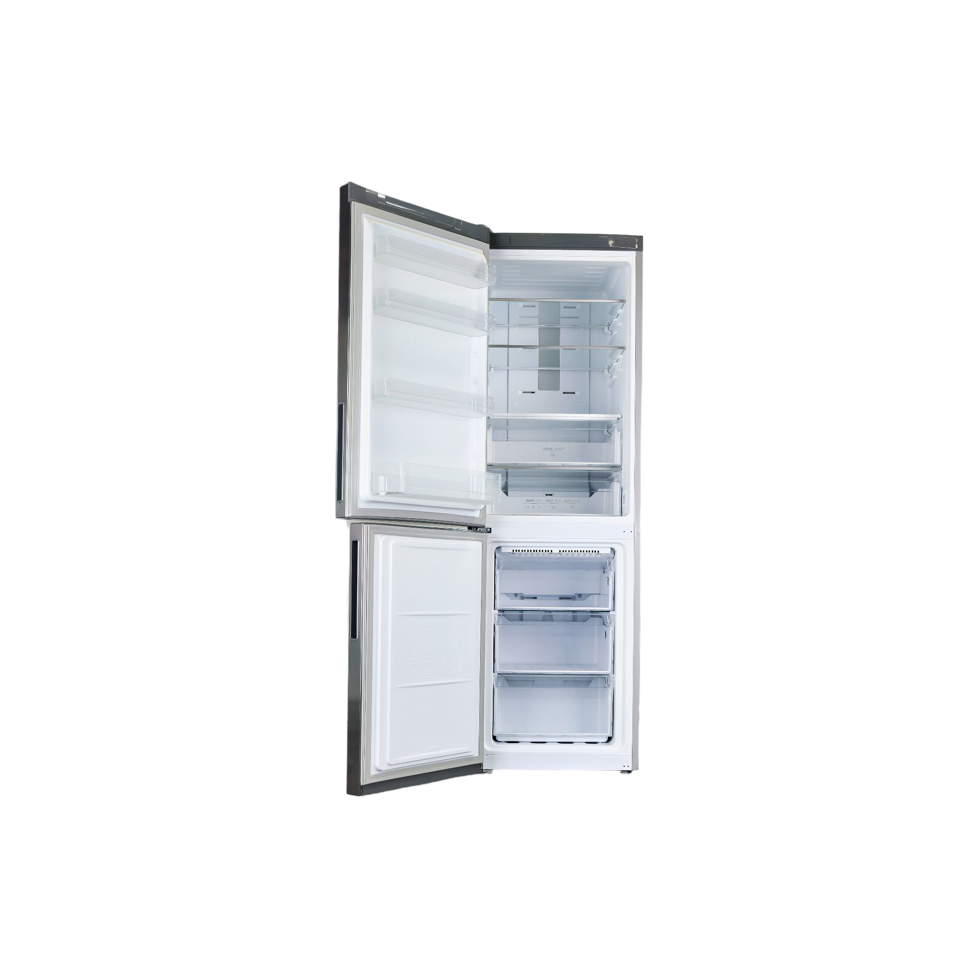 Réfrigérateur Avec Congélateur 338 L Reconditionné WHIRLPOOL WNF8T2OX : vue de l'intérieur