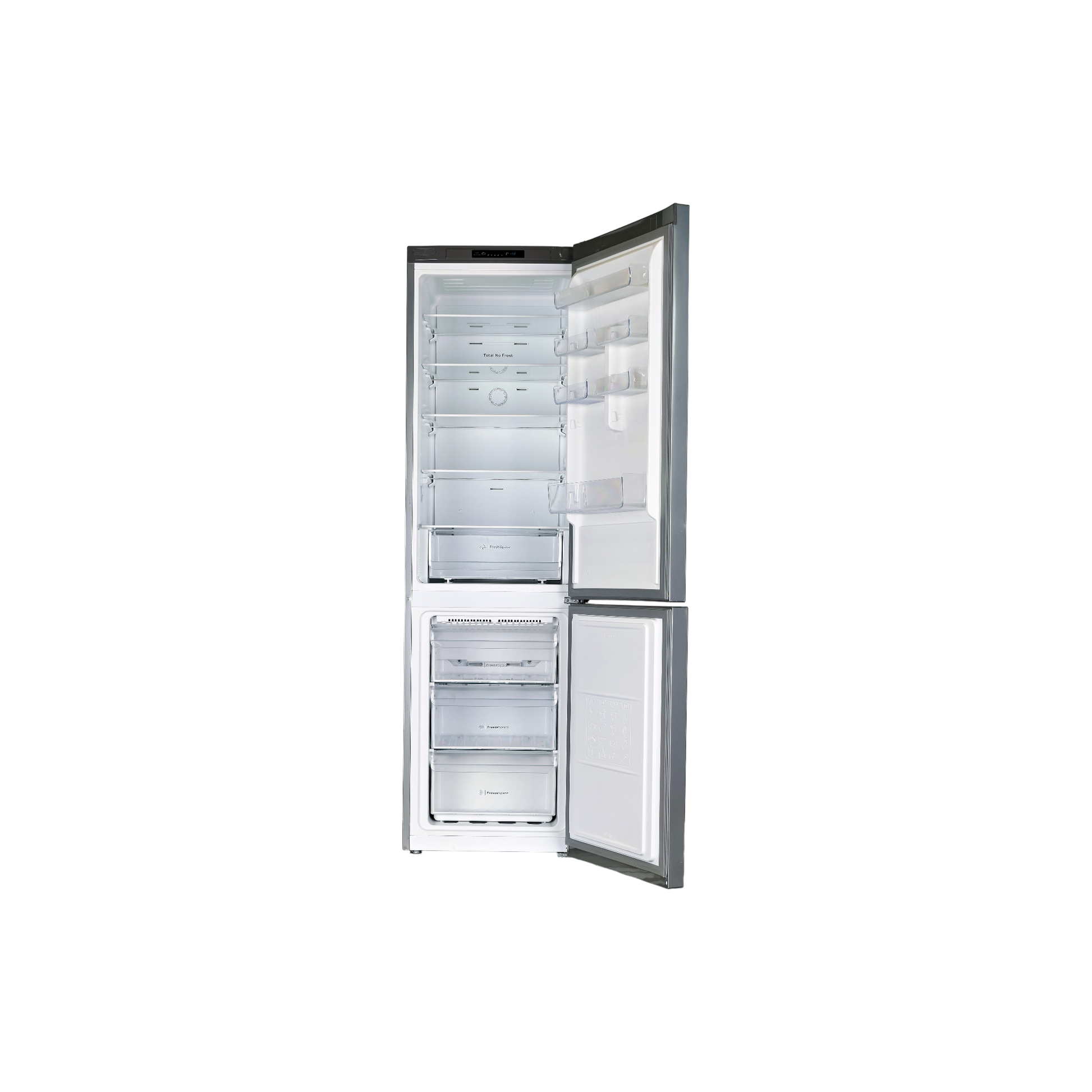 Réfrigérateur Avec Congélateur 367 L Reconditionné INDESIT INFC9 TI22X : vue de l'intérieur