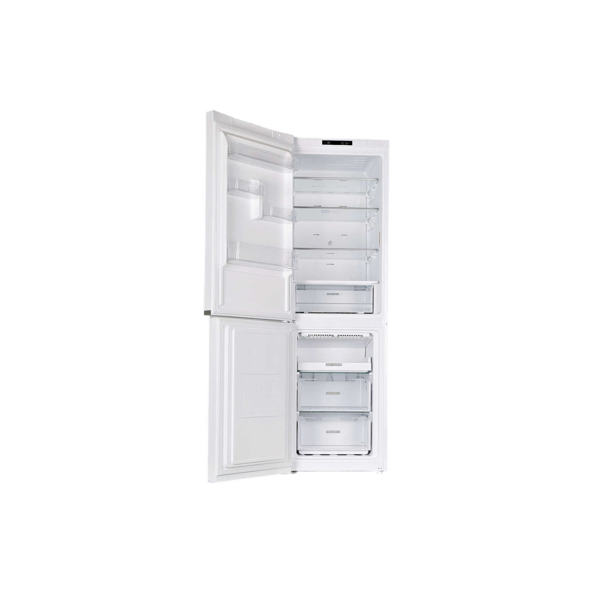 Réfrigérateur Avec Congélateur 335 L Reconditionné WHIRLPOOL W7X 82I W : vue de l'intérieur