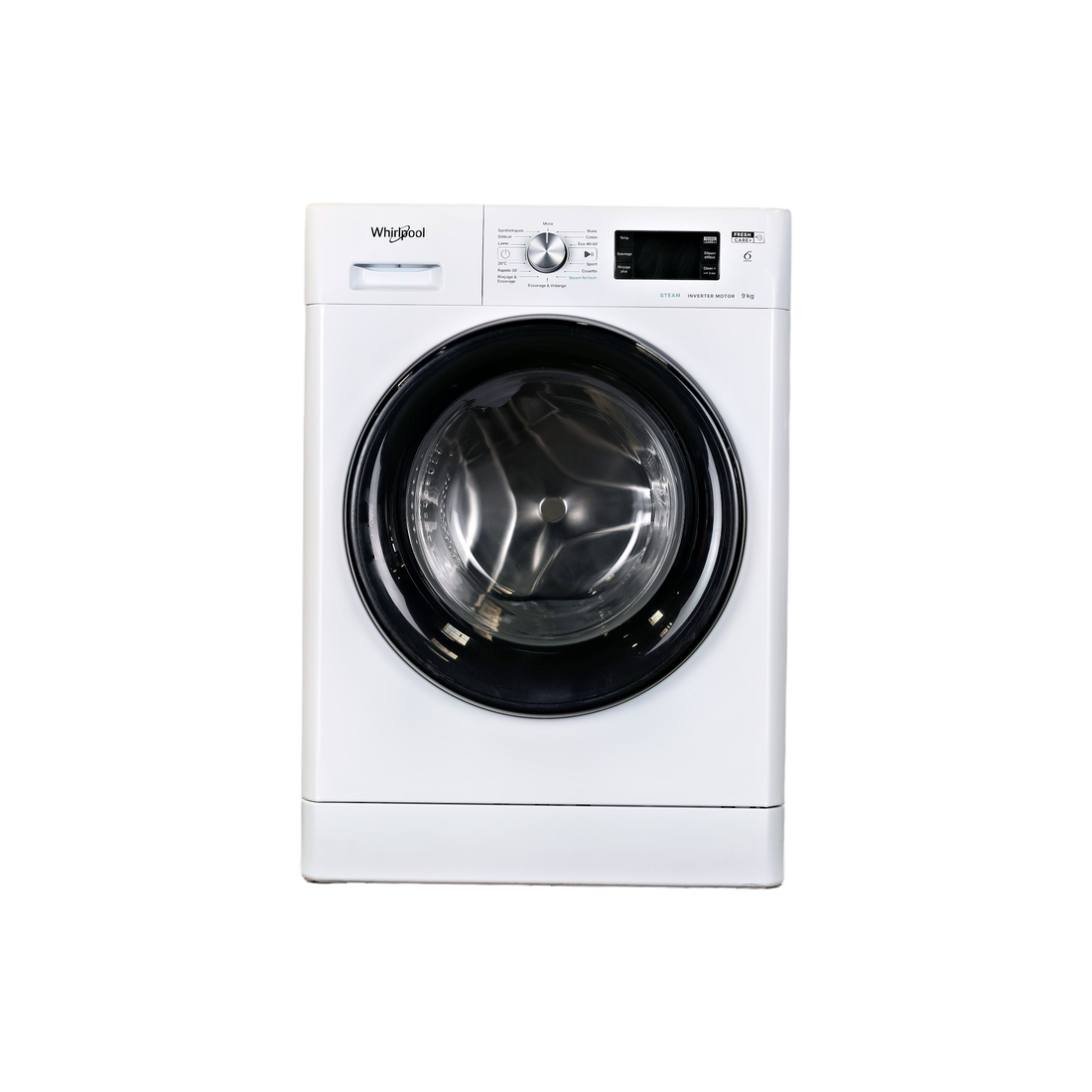 Lave-Linge Hublot 9 kg Reconditionné WHIRLPOOL FFBP9489BVFR : vue de face