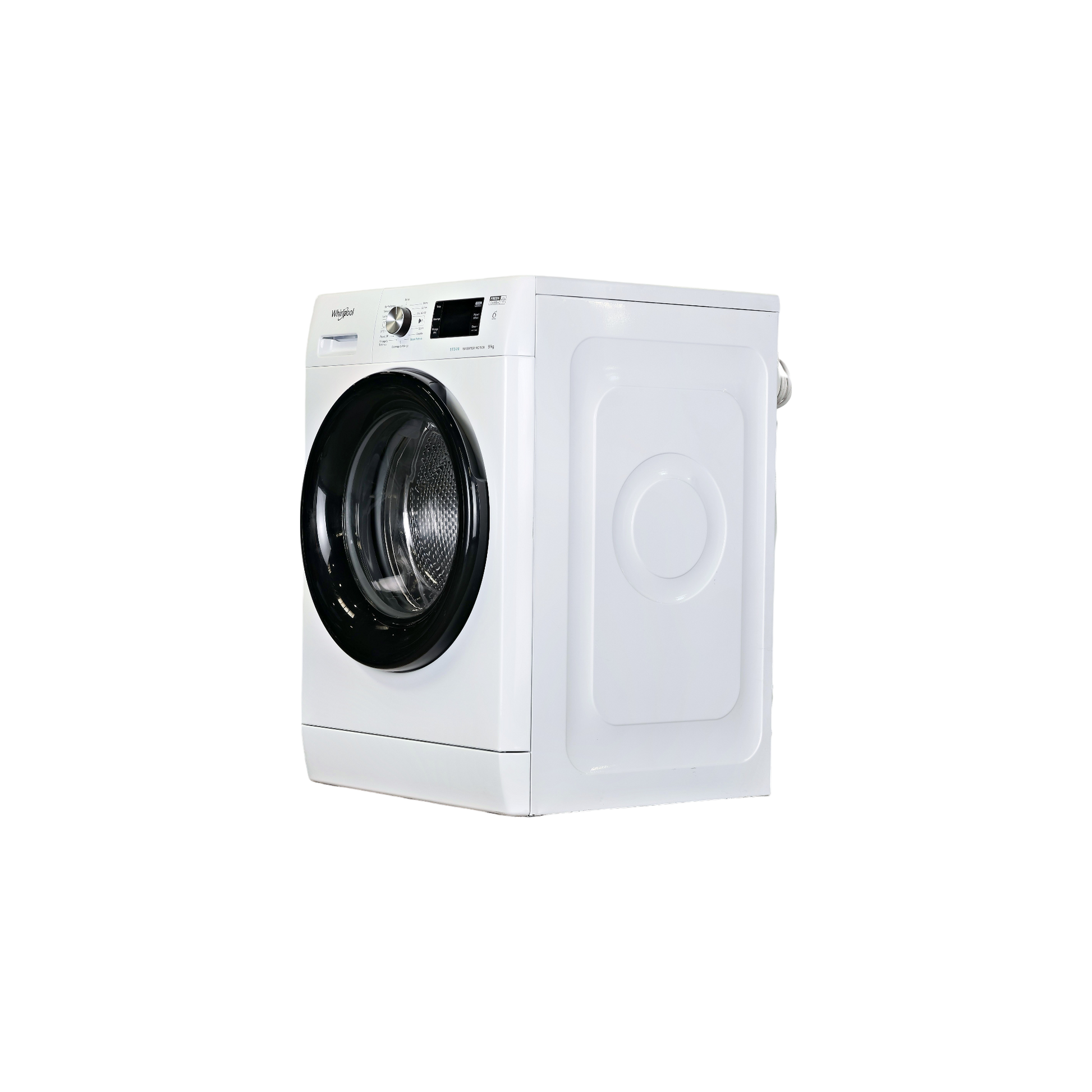 Lave-Linge Hublot 9 kg Reconditionné WHIRLPOOL FFBP9489BVFR : vue du côté gauche