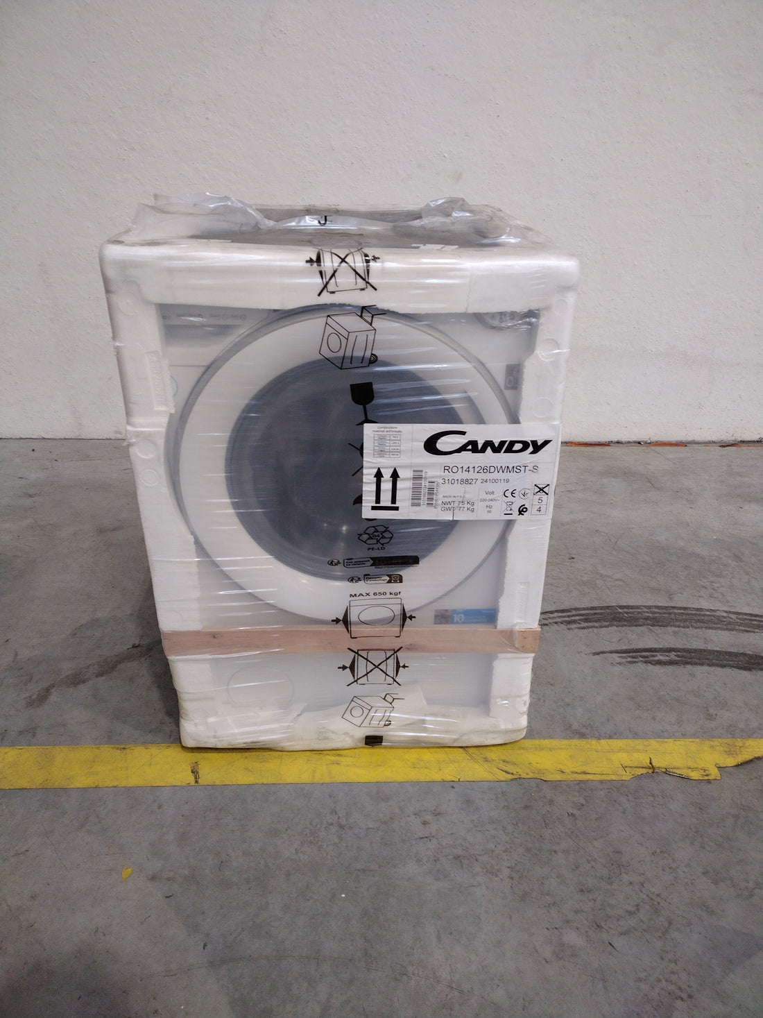 Lave-Linge Hublot 12 kg Reconditionné CANDY RO14126DWMST-S : détails