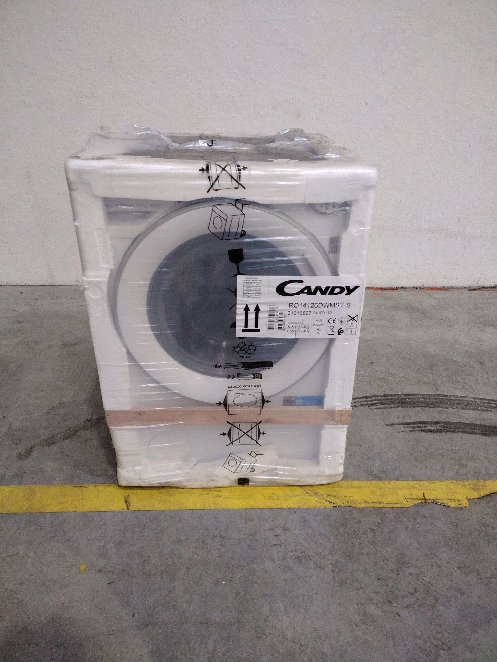 Lave-Linge Hublot 12 kg Reconditionné CANDY RO14126DWMST-S : détails