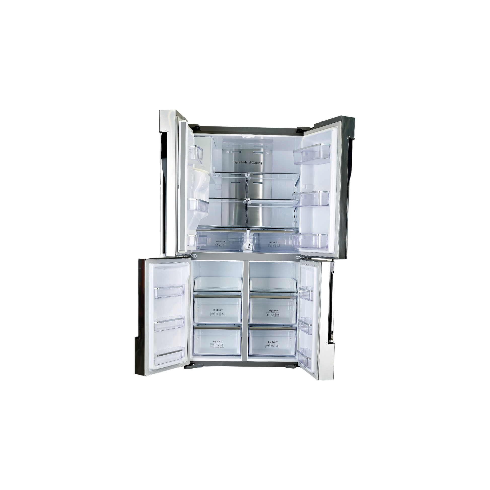 Réfrigérateur Multi-Portes 564 L Reconditionné SAMSUNG RF56J9040SR : vue de l'intérieur