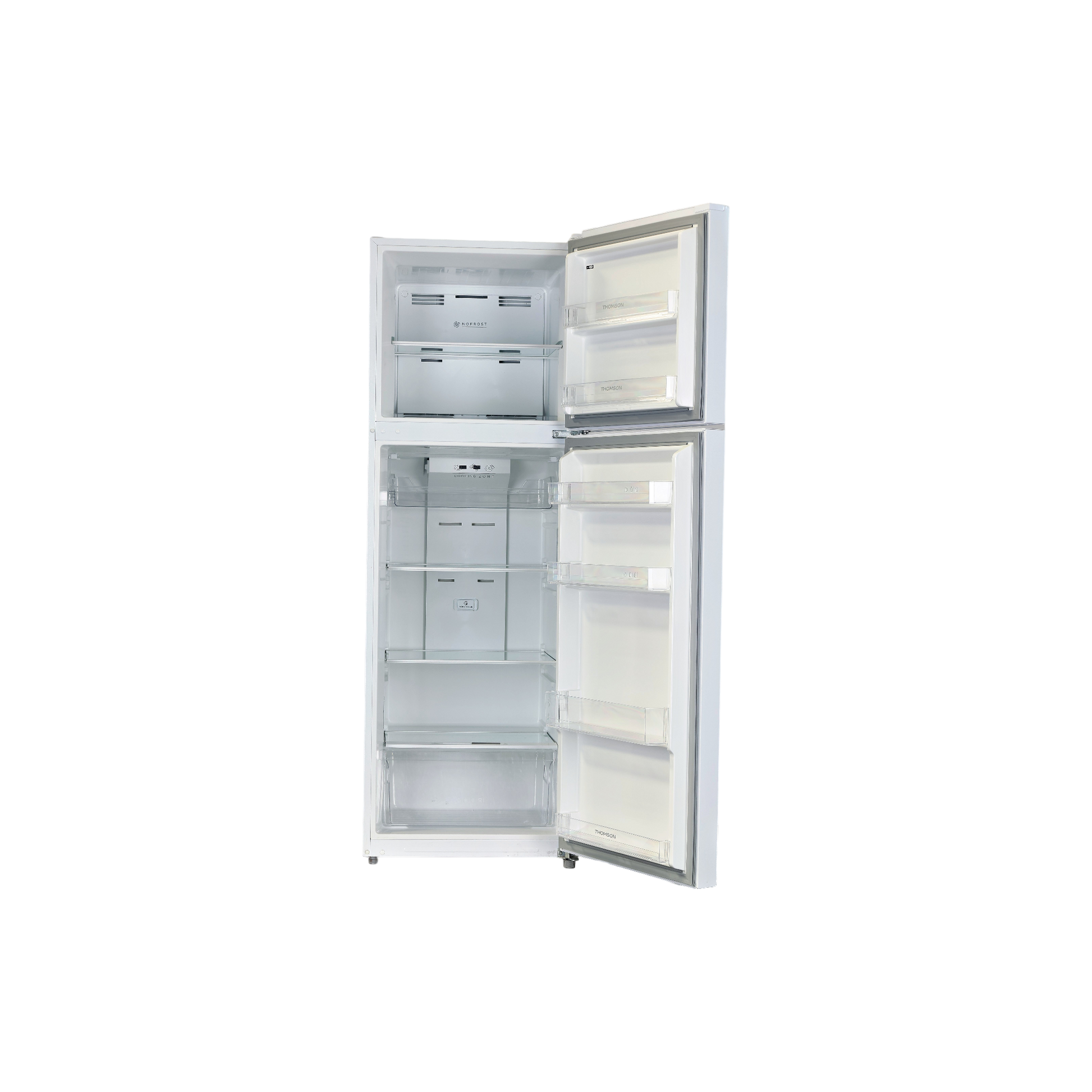 Réfrigérateur Avec Congélateur 318 L Reconditionné THOMSON THD315NFWH : vue de l'intérieur