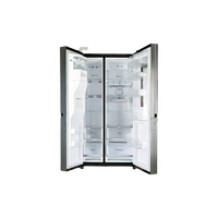 Réfrigérateur Américain 601 L Reconditionné LG GSX960MCAZ : vue de l'intérieur