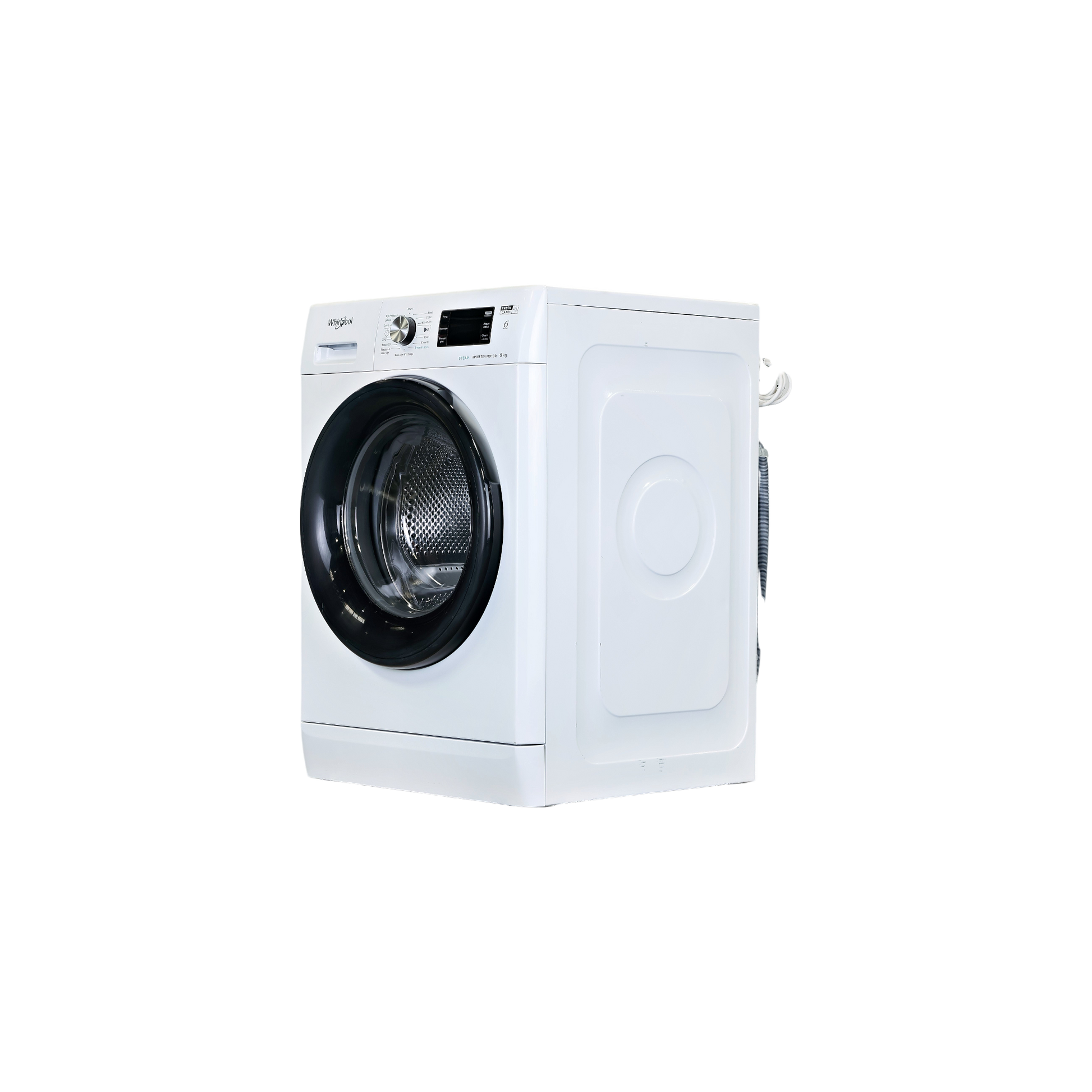 Lave-Linge Hublot 9 kg Reconditionné WHIRLPOOL FFBP9469BVFR : vue du côté gauche