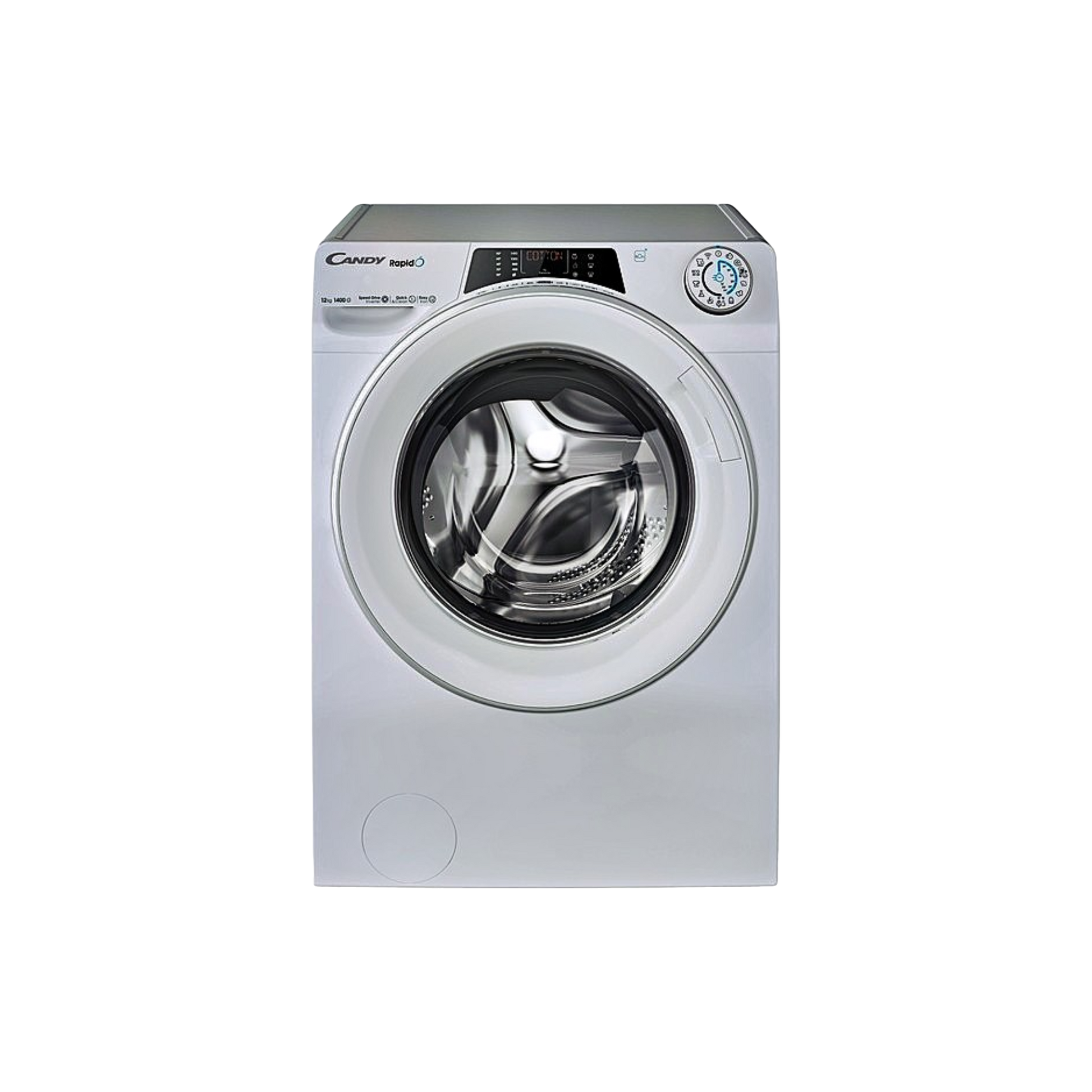 Lave-Linge Hublot 12 kg Reconditionné CANDY RO14126DWMST-S : vue de face