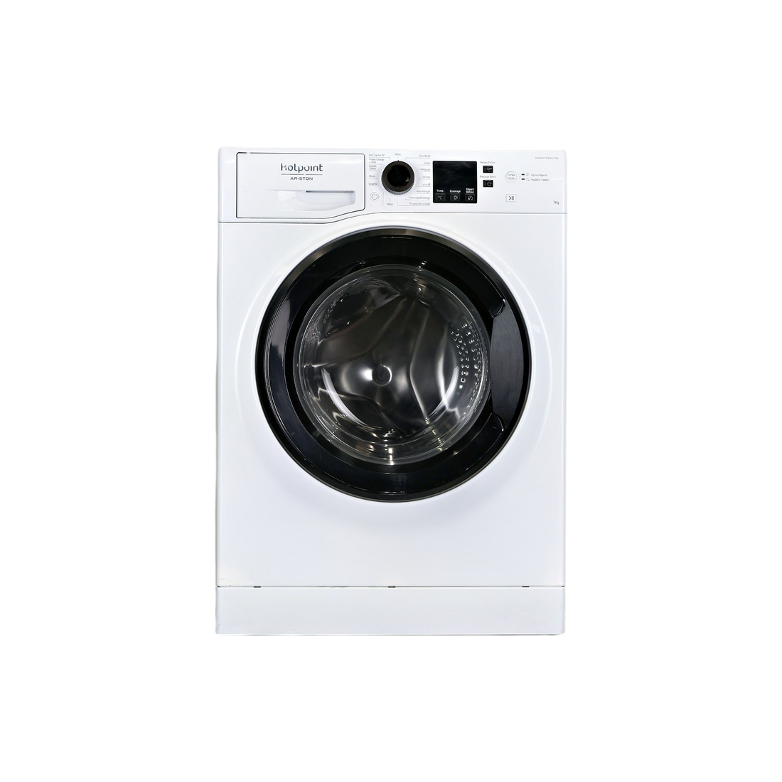 Lave-Linge Hublot 7 kg Reconditionné HOTPOINT NWS 7438 K FR N : vue de face