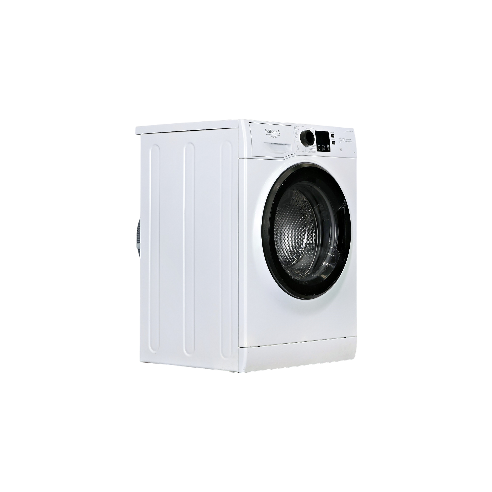 Lave-Linge Hublot 7 kg Reconditionné HOTPOINT NWS 7438 K FR N : vue du côté droit