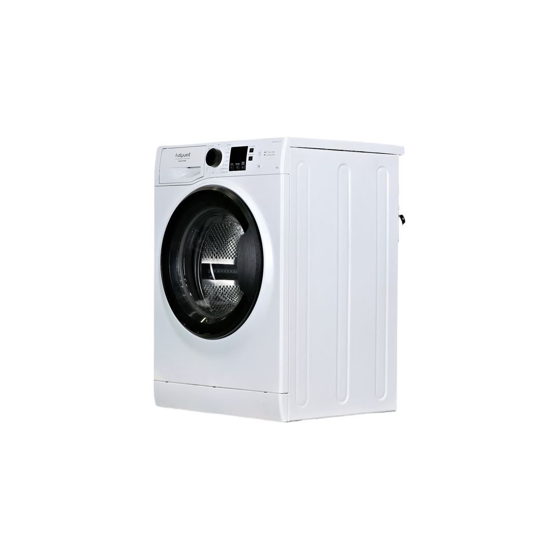 Lave-Linge Hublot 7 kg Reconditionné HOTPOINT NWS 7438 K FR N : vue du côté gauche