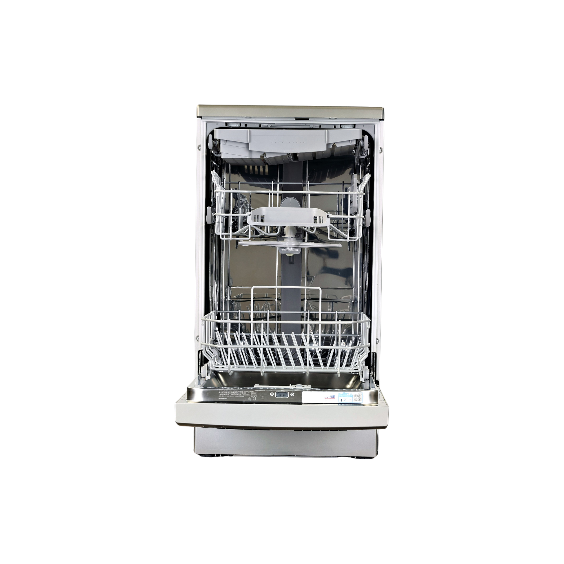 Lave-Vaisselle Pose Libre 10 Cvts Reconditionné BOSCH SPS4EMI34E : vue de l'intérieur