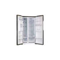 Réfrigérateur Américain 606 L Reconditionné LG GSJ360DIDV : vue de l'intérieur