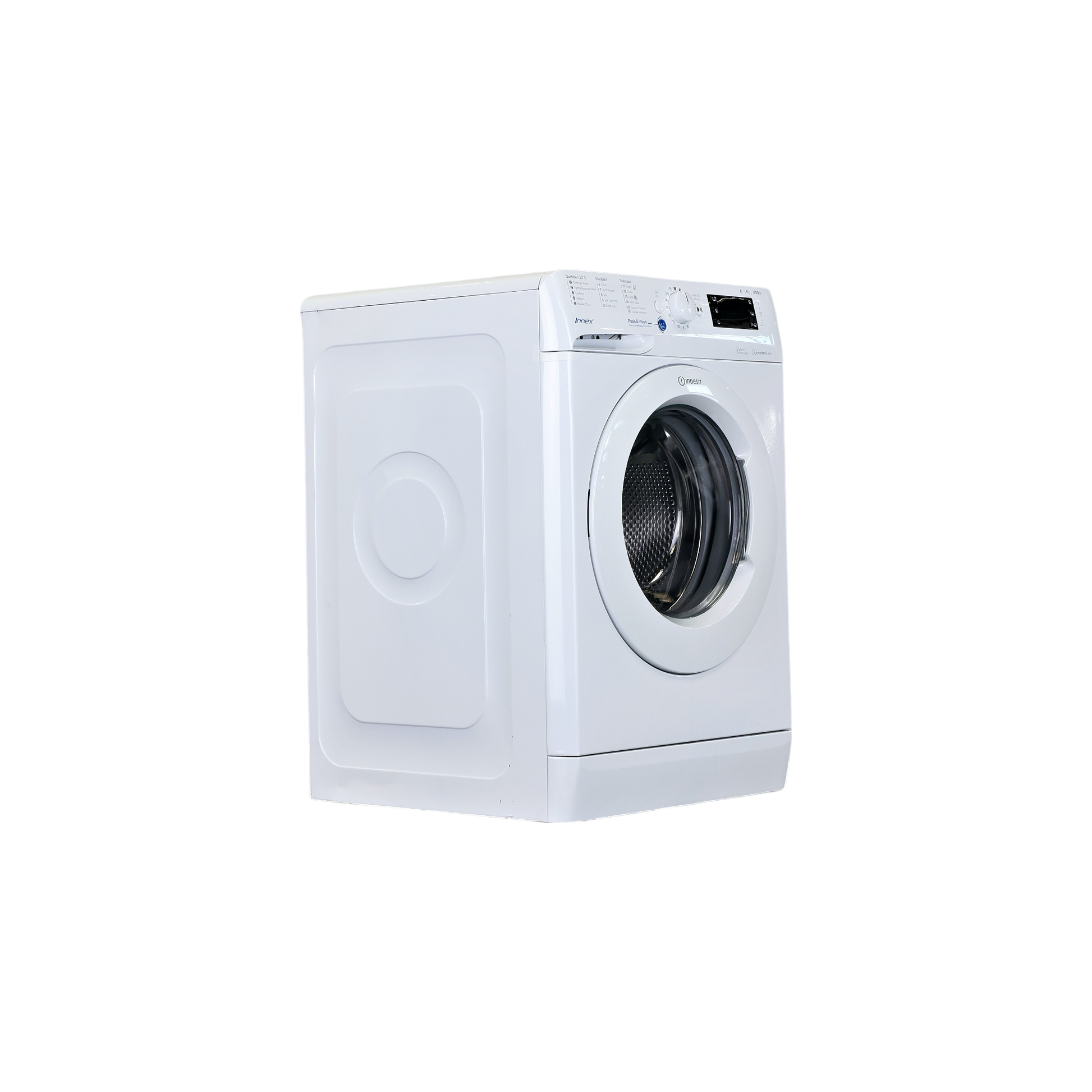 Lave-Linge Hublot 9 kg Reconditionné INDESIT BWE 91283X W FR : vue du côté droit