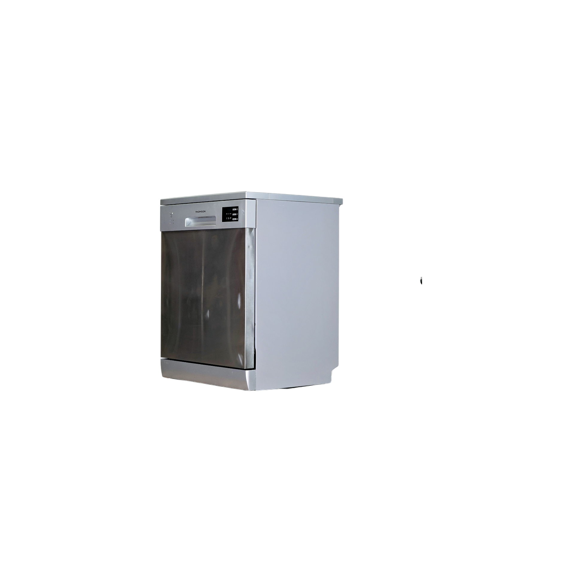 Lave-Vaisselle Pose Libre 14 Cvts Reconditionné THOMSON TDW 6047 INOX : vue du côté gauche