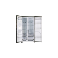 Réfrigérateur Américain 601 L Reconditionné LG GSL6661PS : vue de l'intérieur