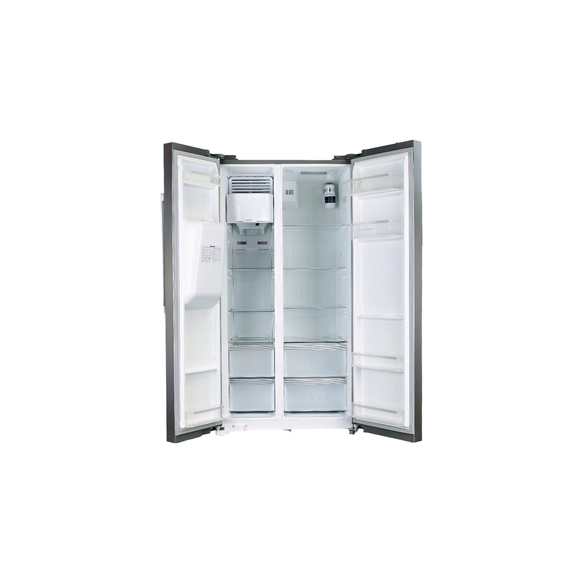 Réfrigérateur Américain 504 L Reconditionné THOMSON THSBS90 WD SL : vue de l'intérieur