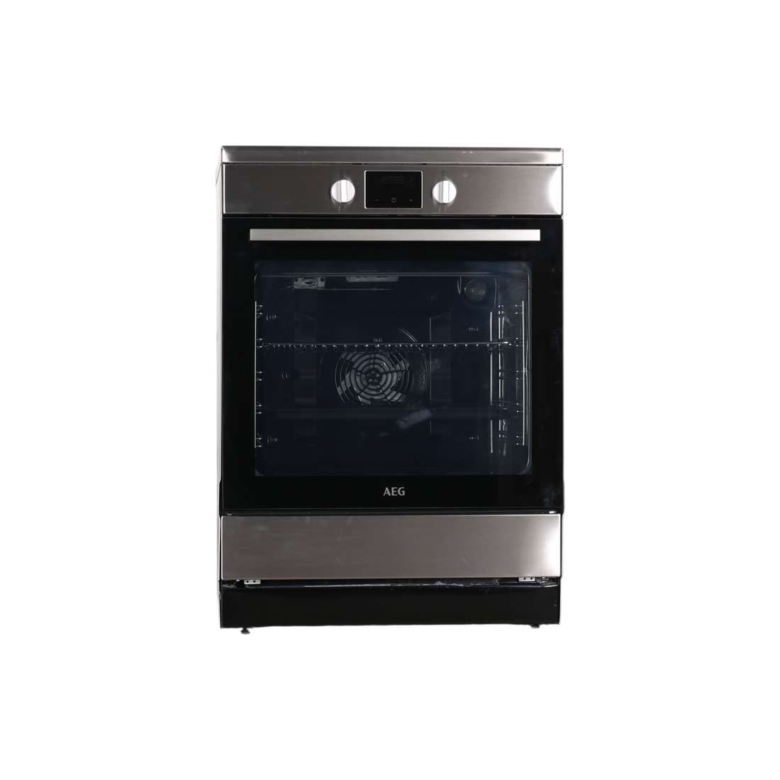 Cuisinière À Induction 73 L Reconditionné AEG CIB6641ABM : vue de face
