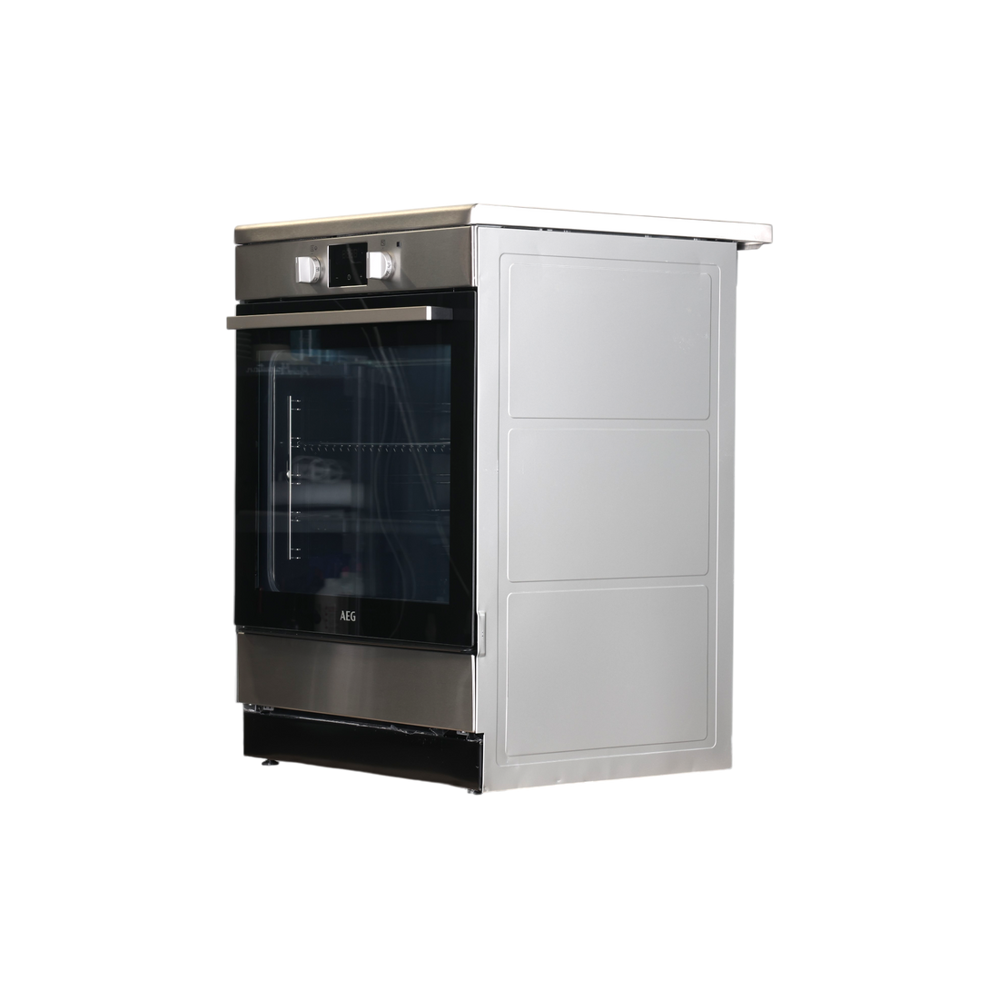Cuisinière À Induction 73 L Reconditionné AEG CIB6641ABM : vue du côté gauche