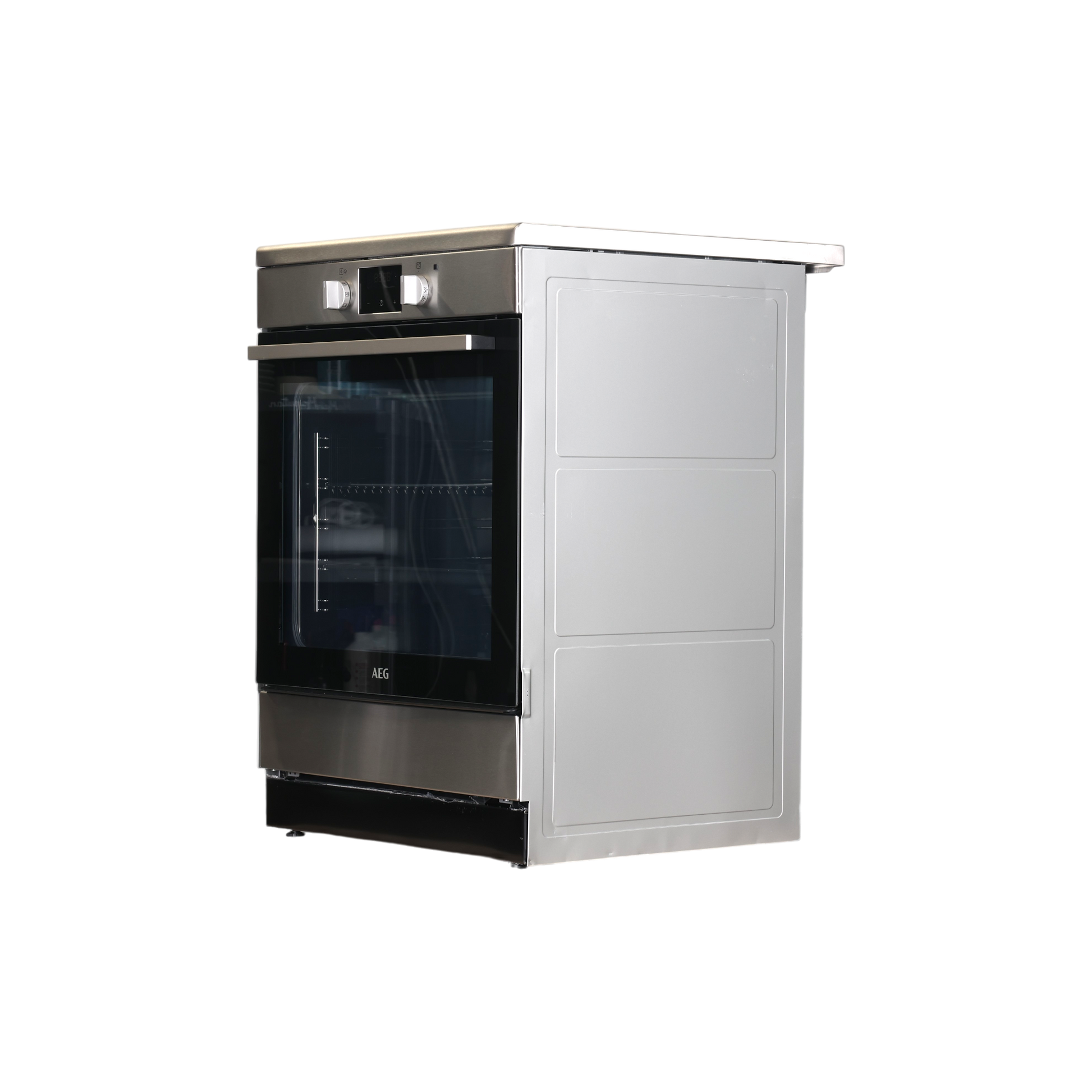Cuisinière À Induction 73 L Reconditionné AEG CIB6641ABM : vue du côté gauche