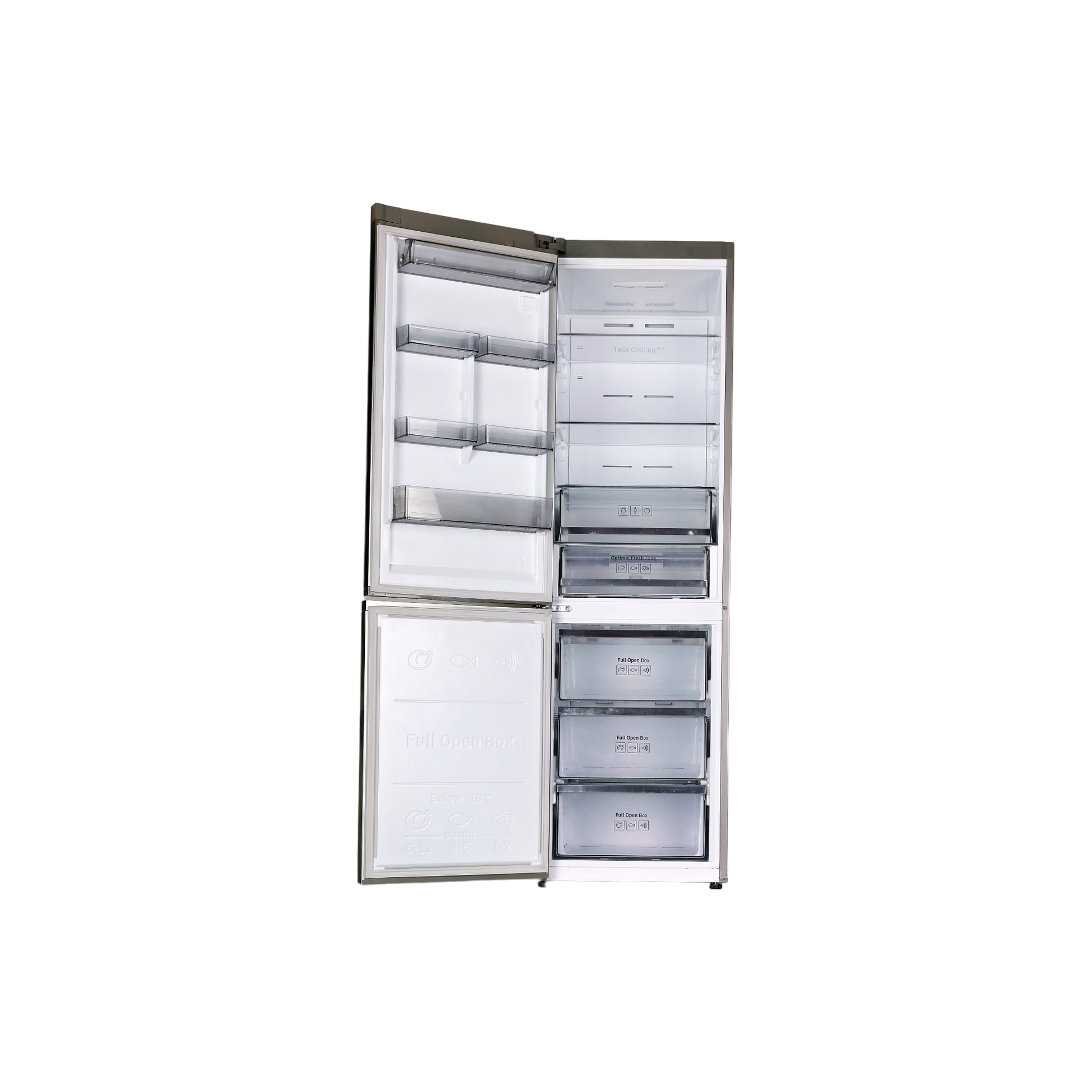 Réfrigérateur Avec Congélateur 406 L Reconditionné SAMSUNG RB41R7737S9 : vue de l'intérieur