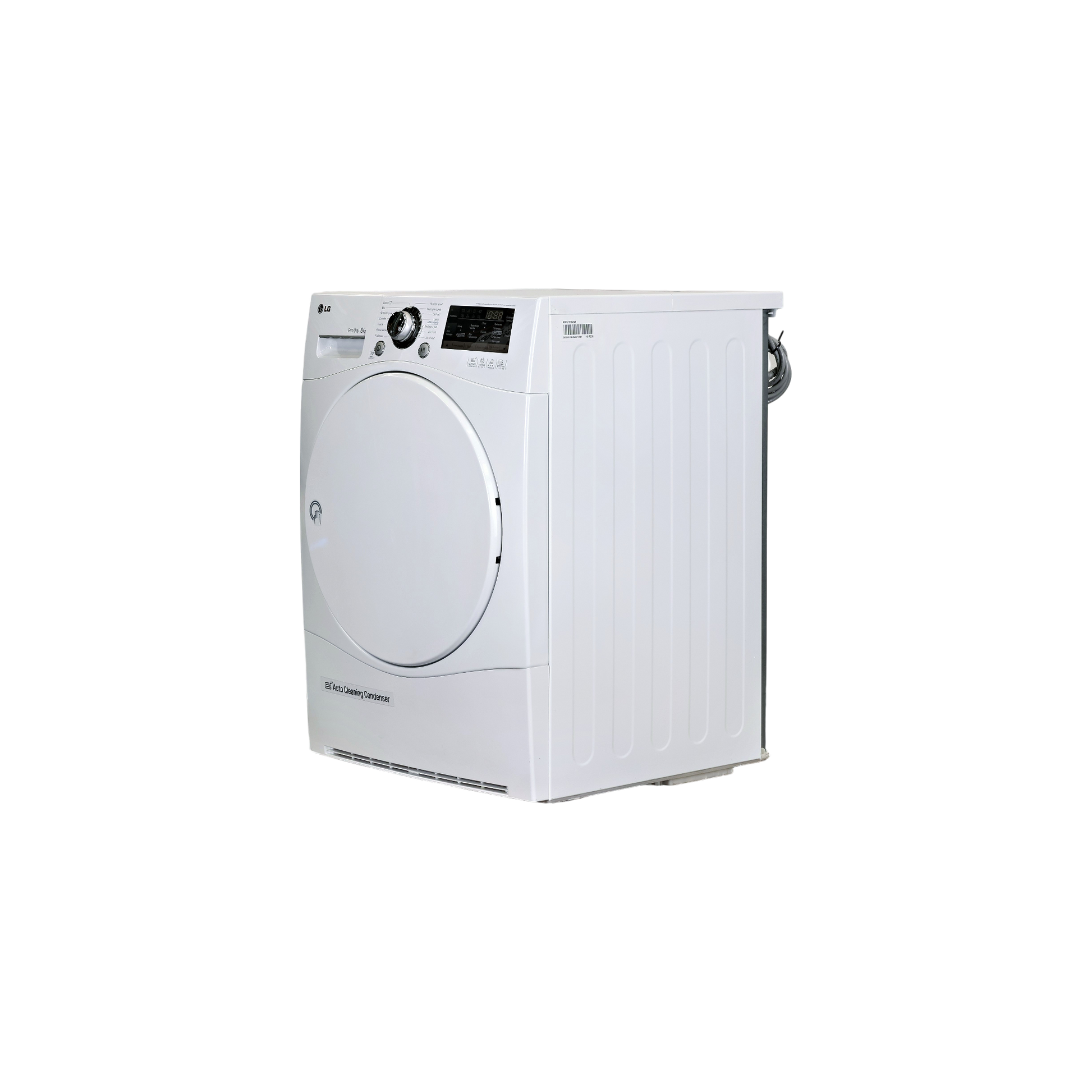 Seche-Linge Pompe À Chaleur 8 kg Reconditionné LG RP8050WH : vue du côté gauche