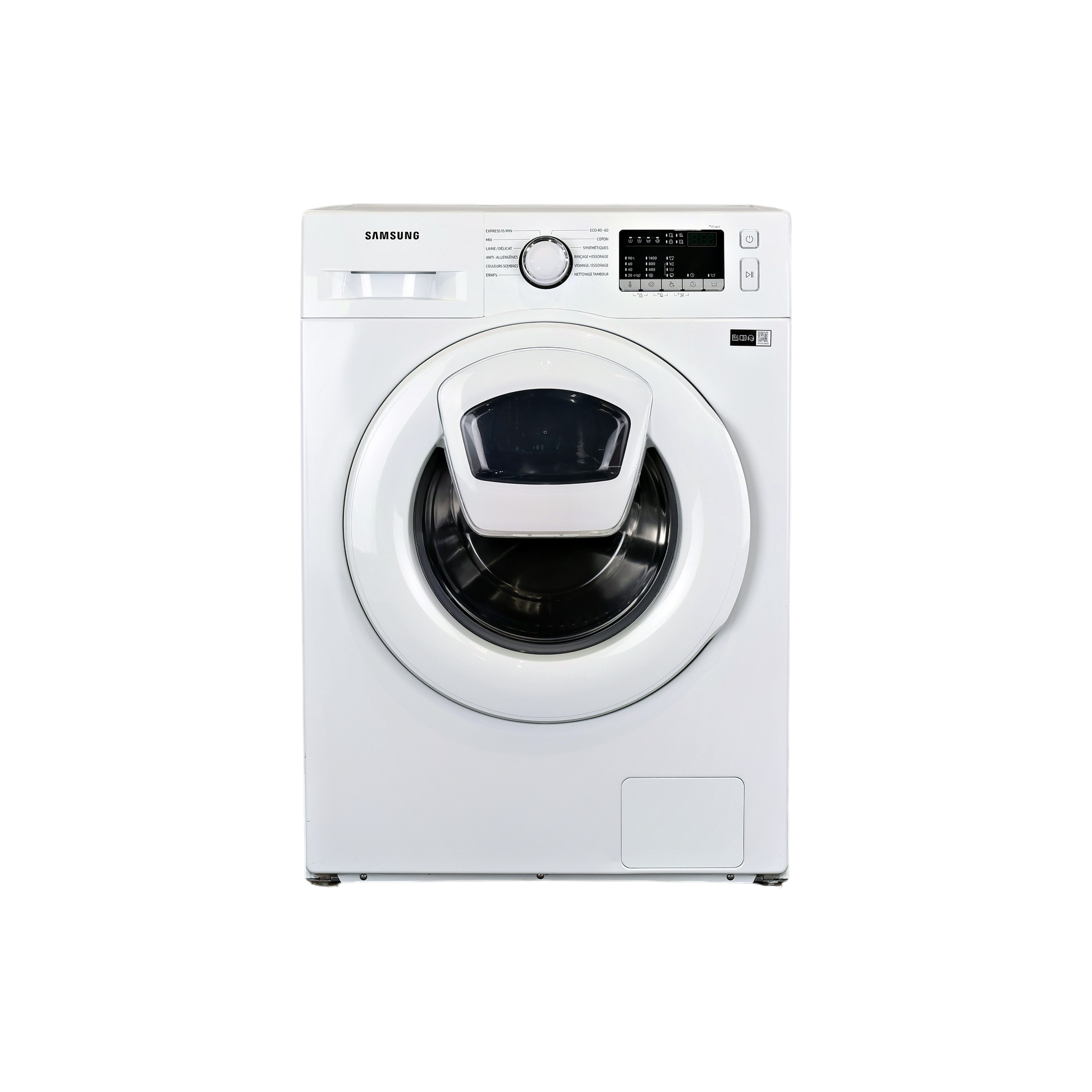 Lave-Linge Hublot 9 kg Reconditionné SAMSUNG WW90T4540TE : vue de face