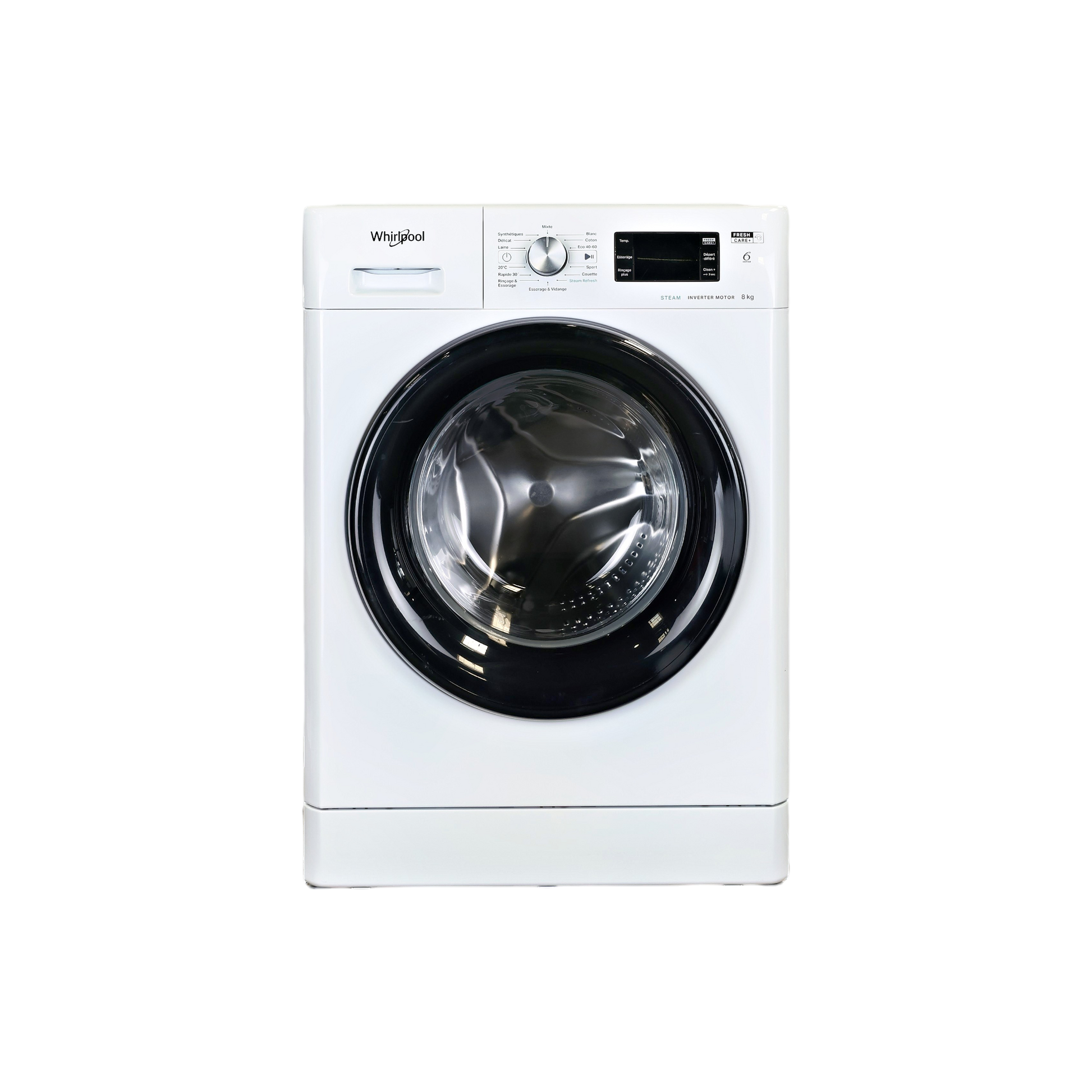 Lave-Linge Hublot 8 kg Reconditionné WHIRLPOOL FFB8638BVFR : vue de face