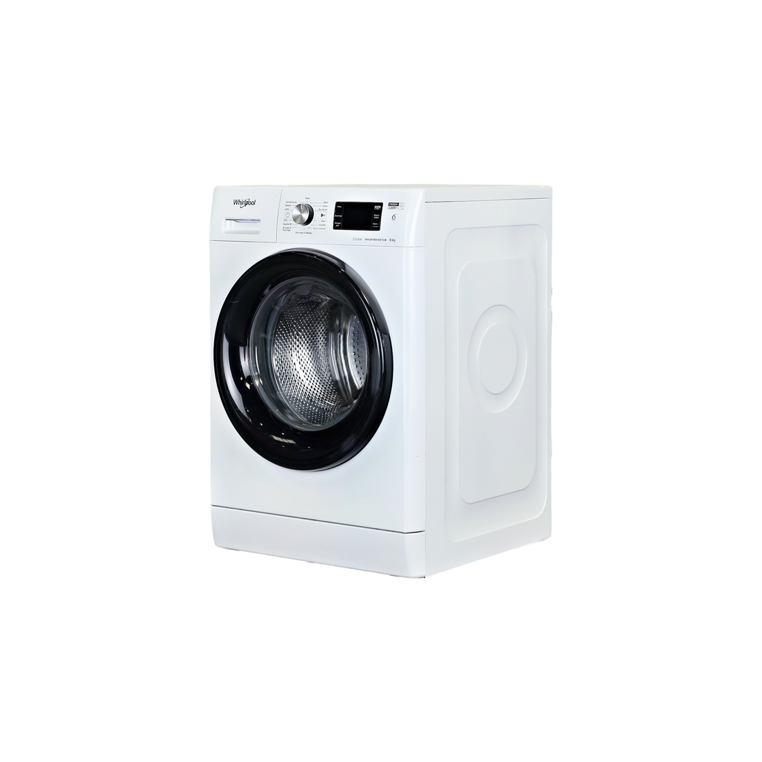 Lave-Linge Hublot 8 kg Reconditionné WHIRLPOOL FFB8638BVFR : vue du côté gauche