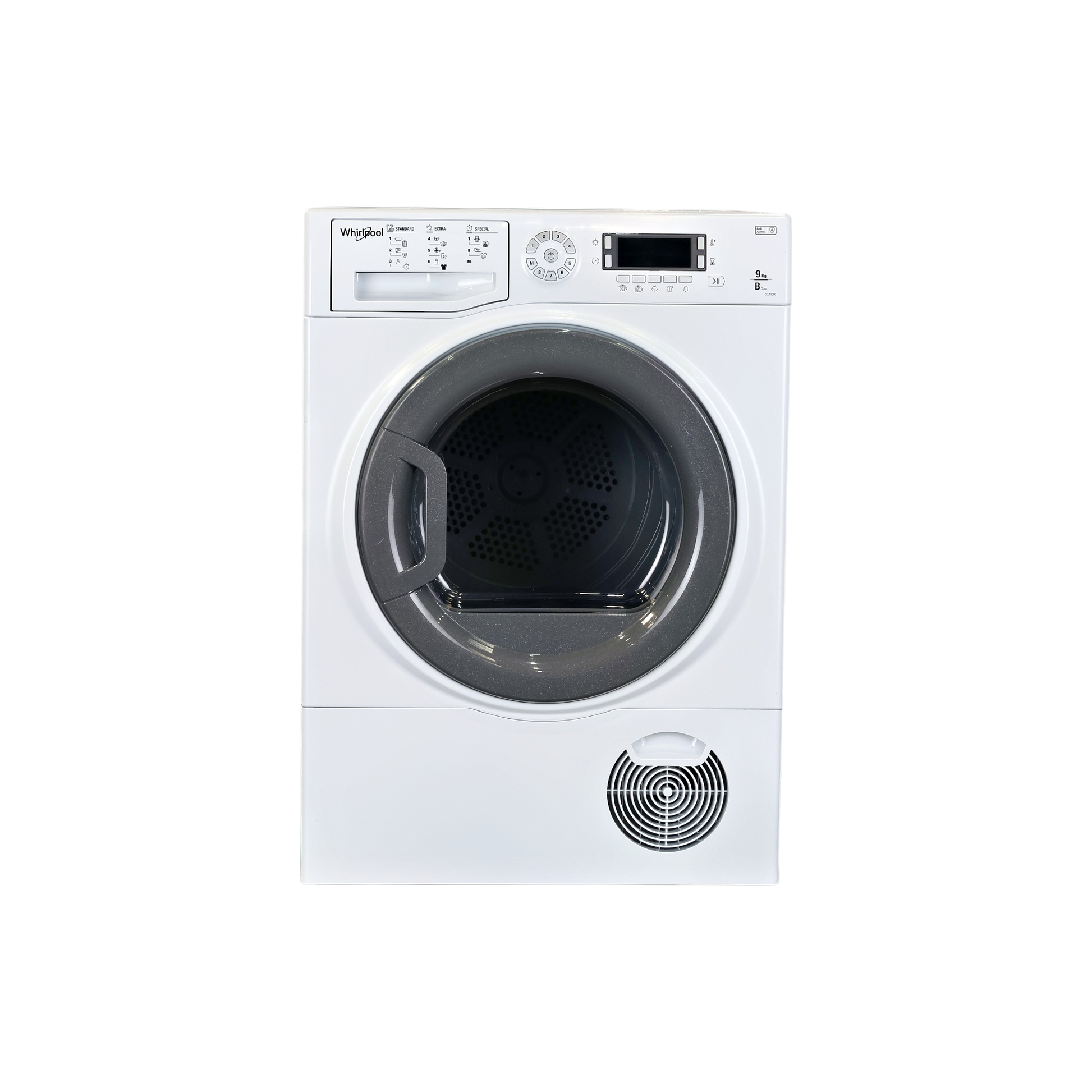 Seche-Linge Condensation 9 kg Reconditionné WHIRLPOOL DELY9000 : vue de face