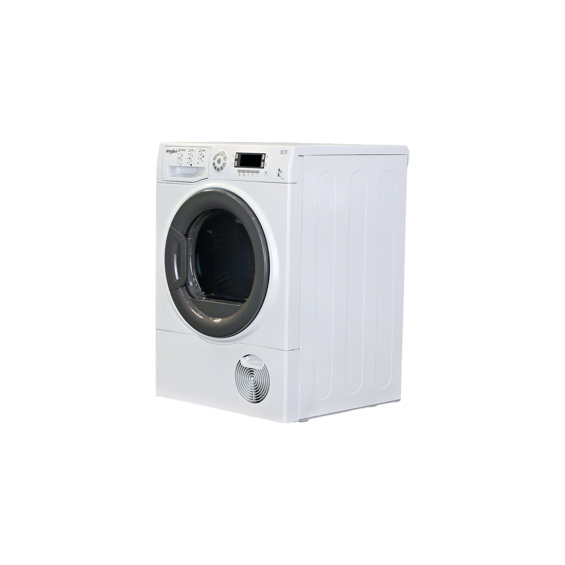 Seche-Linge Condensation 9 kg Reconditionné WHIRLPOOL DELY9000 : vue du côté gauche