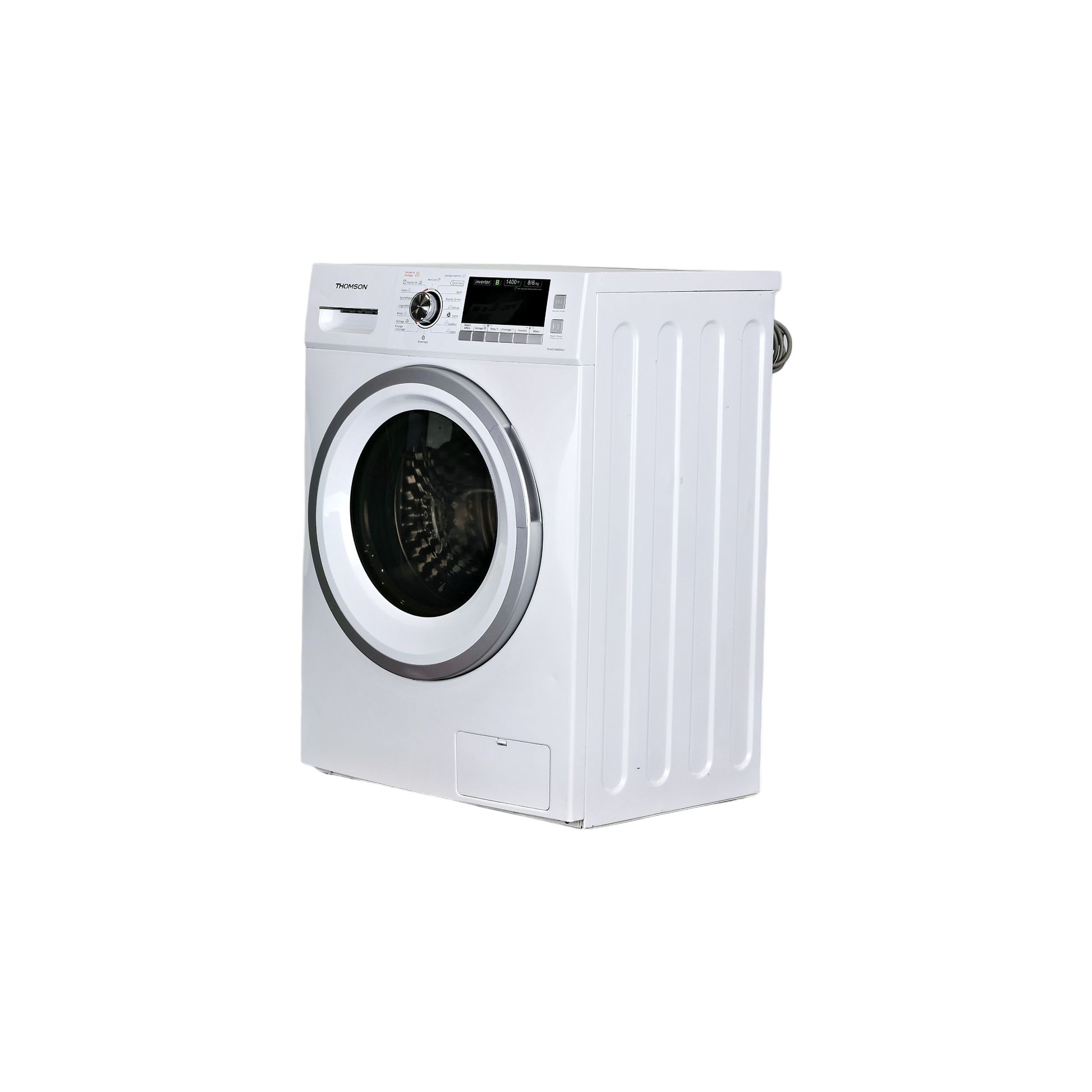 Lave-Linge Sechant 8 kg Reconditionné THOMSON THWD14860WH : vue du côté gauche
