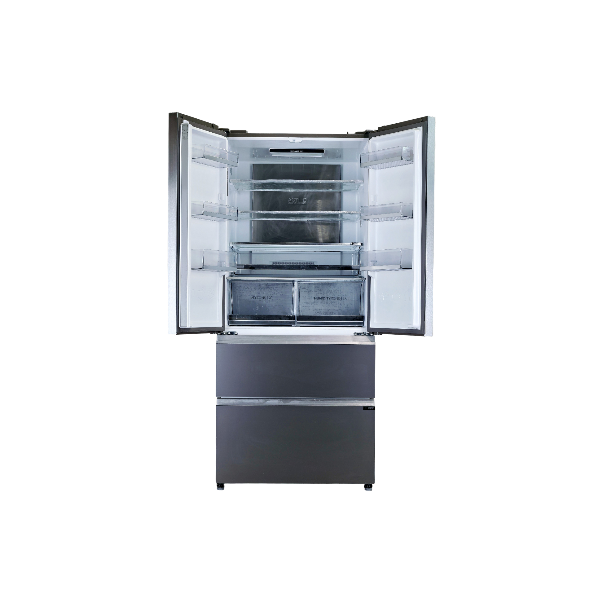 Réfrigérateur Multi-Portes 539 L Reconditionné HAIER HB18FGSAAA : vue de l'intérieur