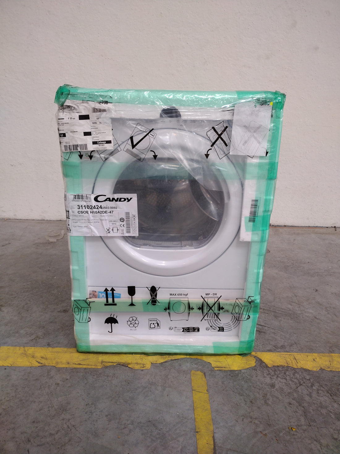Seche-Linge Pompe À Chaleur 10 kg Reconditionné CANDY CSOEH10A2DE-47 : détails