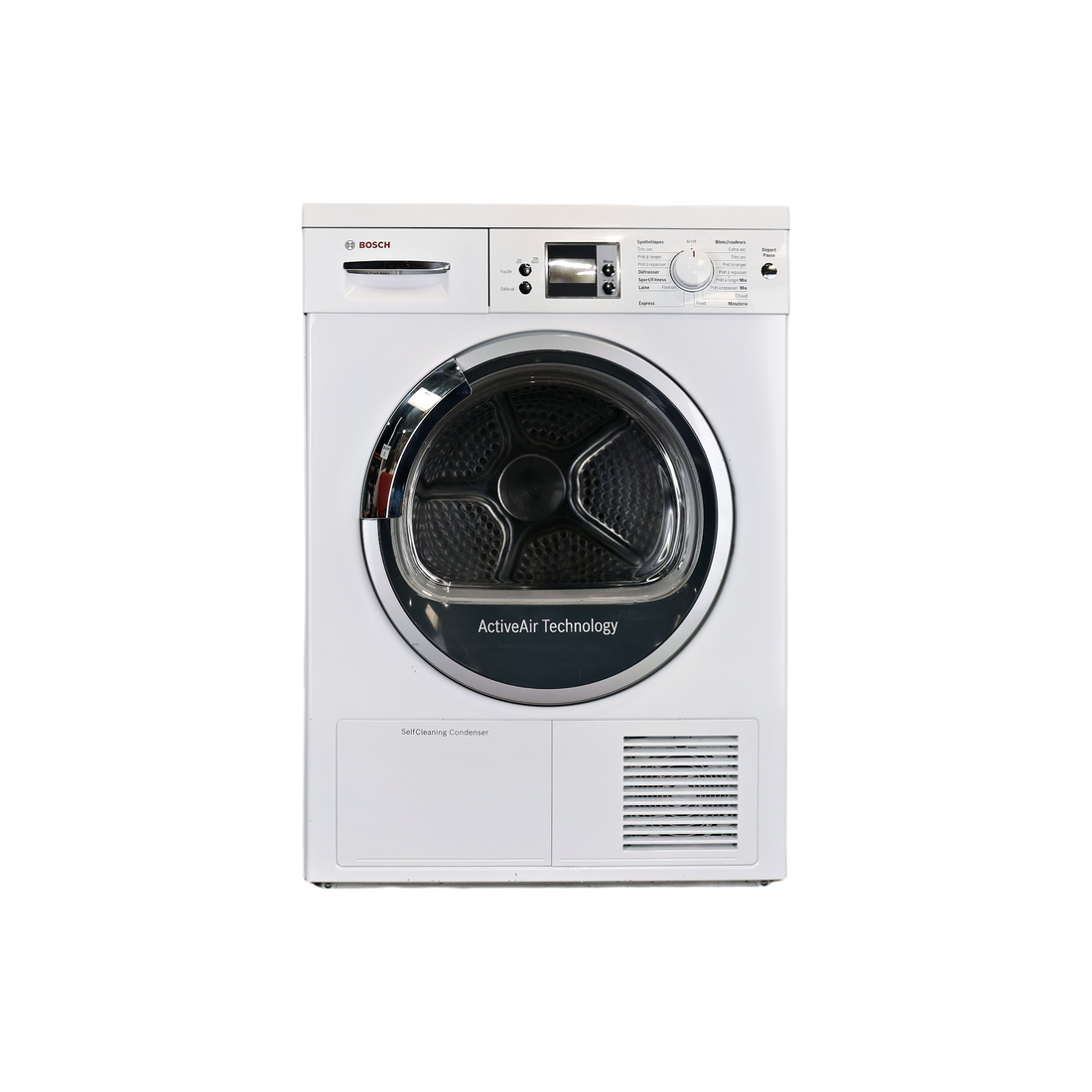 Seche-Linge Condensation 7 kg Reconditionné BOSCH WTW86580FF : vue de face