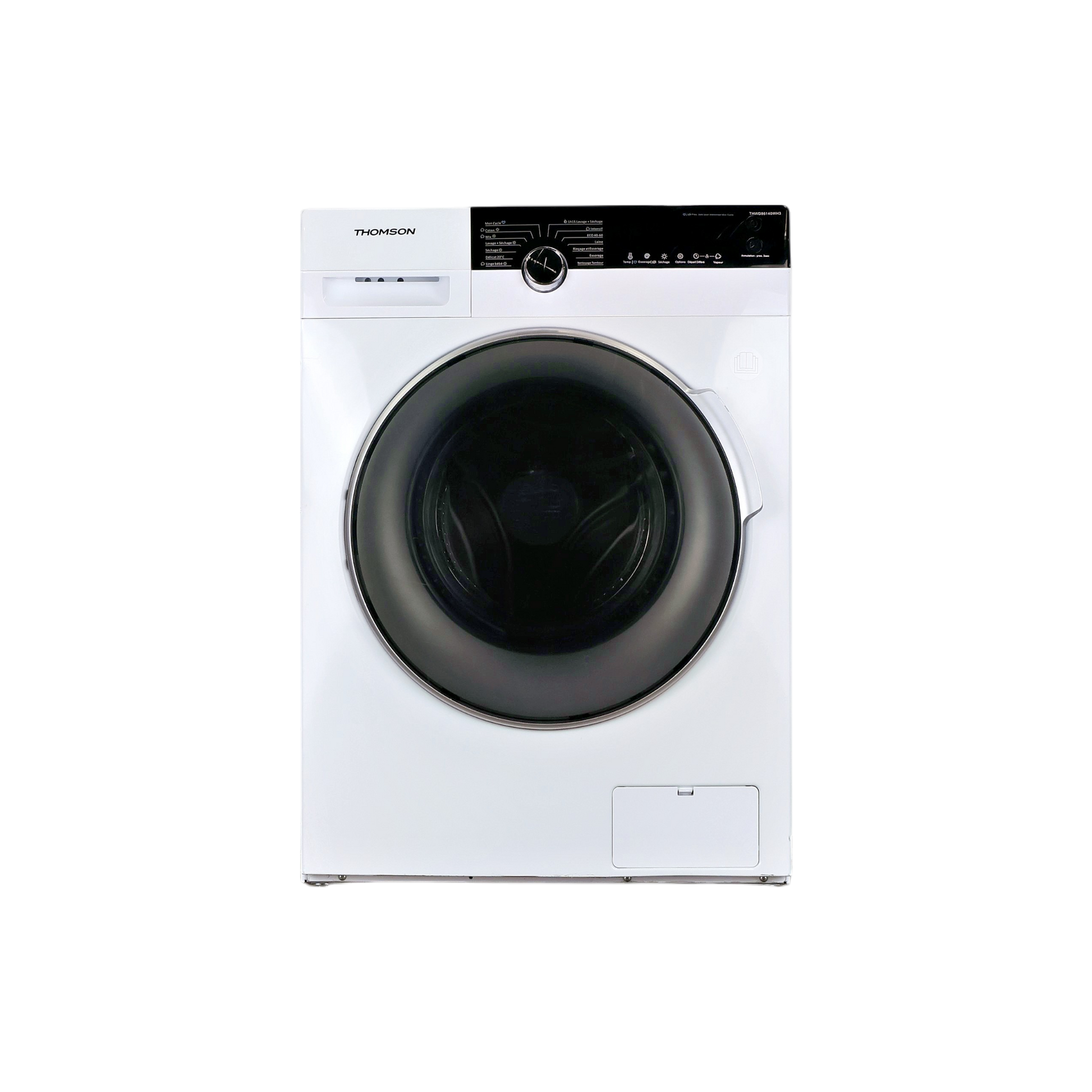Lave-Linge Sechant 8 kg Reconditionné THOMSON THWD86140WH3 : vue de face